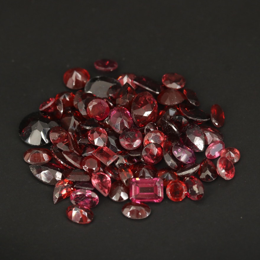 Loose 53.86 CTW Faceted Garnets