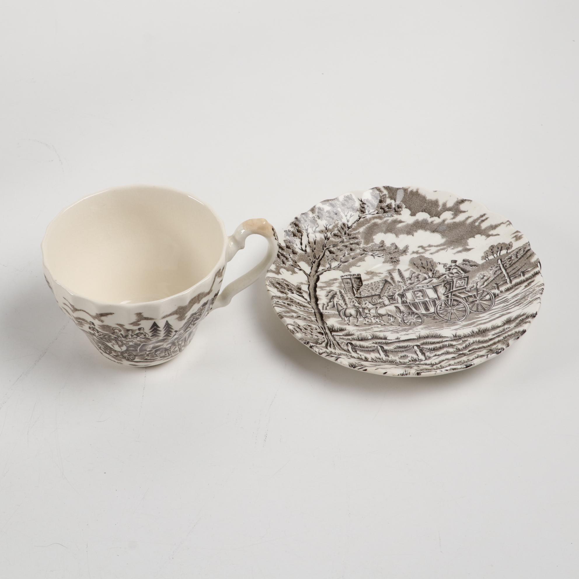 Myott Staffordshire "Royal Mail" Ironstone Dinnerware