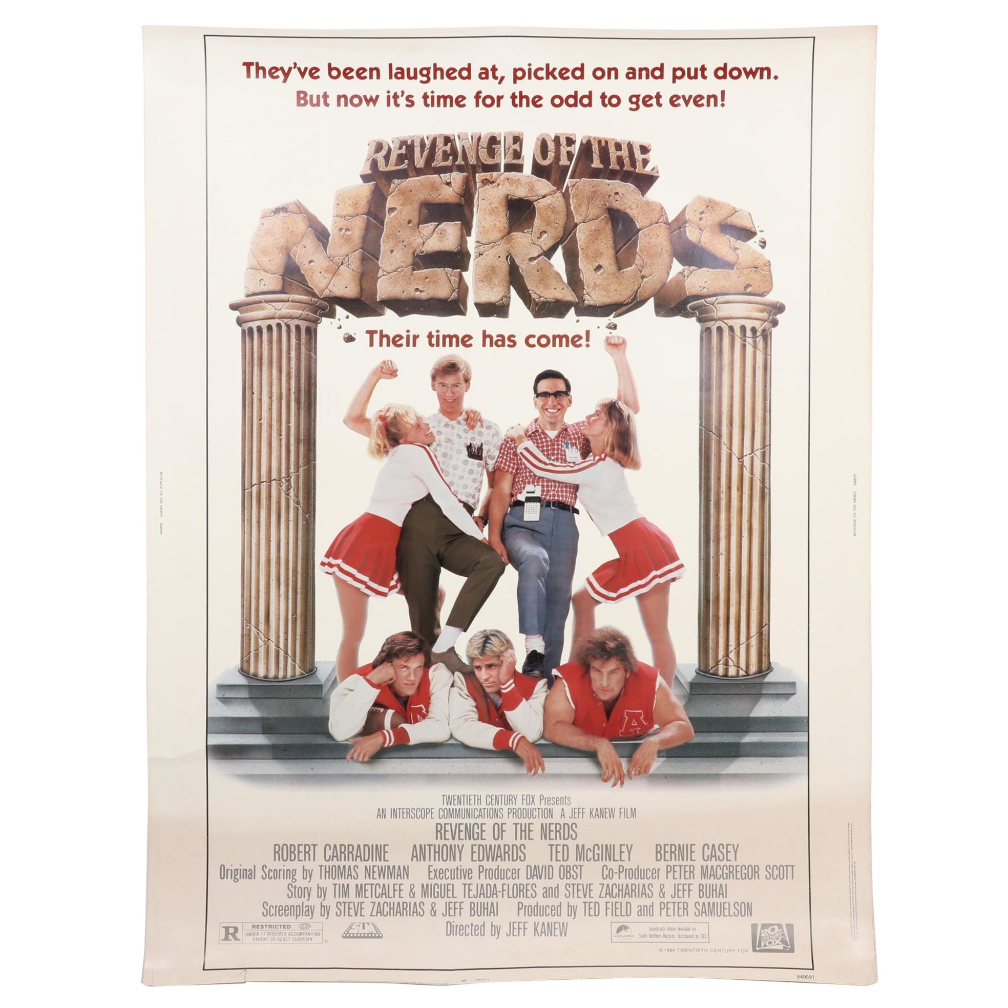 Popular Comedy Offset Lithograph 30" x 40" Movie Posters, 1980s