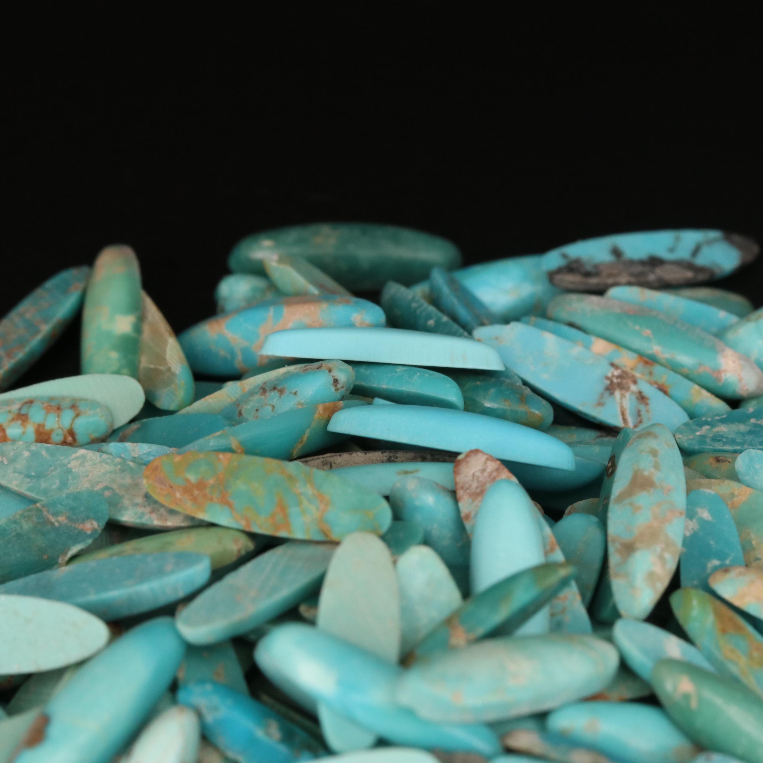 Loose Oval Turquoise Cabochons