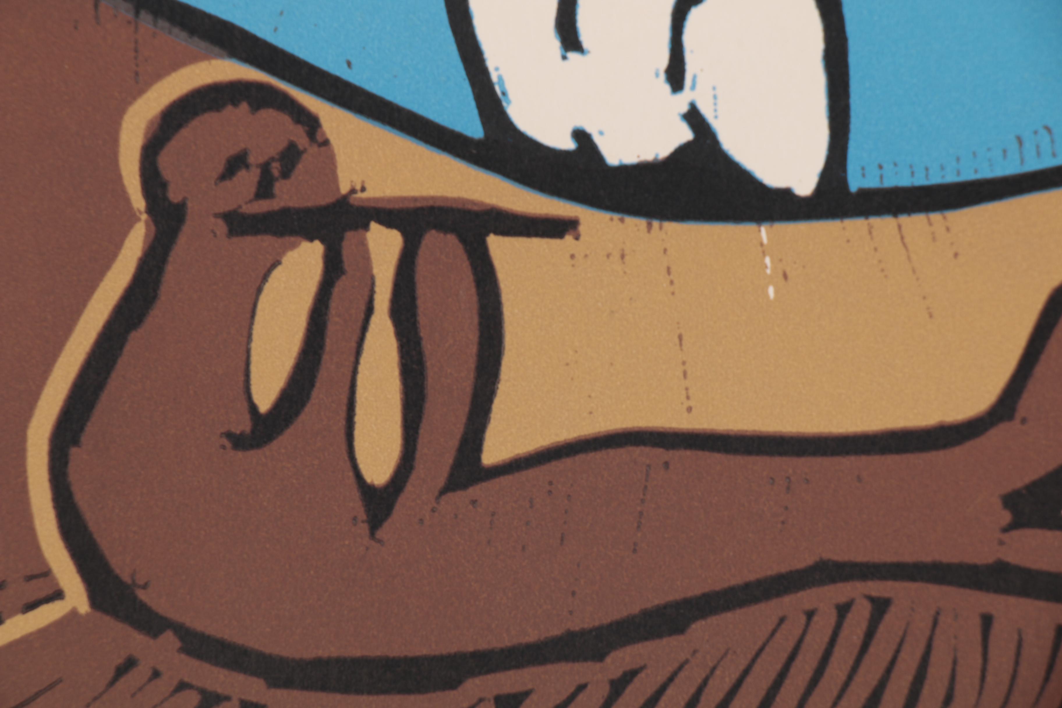 Pablo Picasso Linoleum Cuts from "Bacchanals, Women, Bulls & Bullfighters"