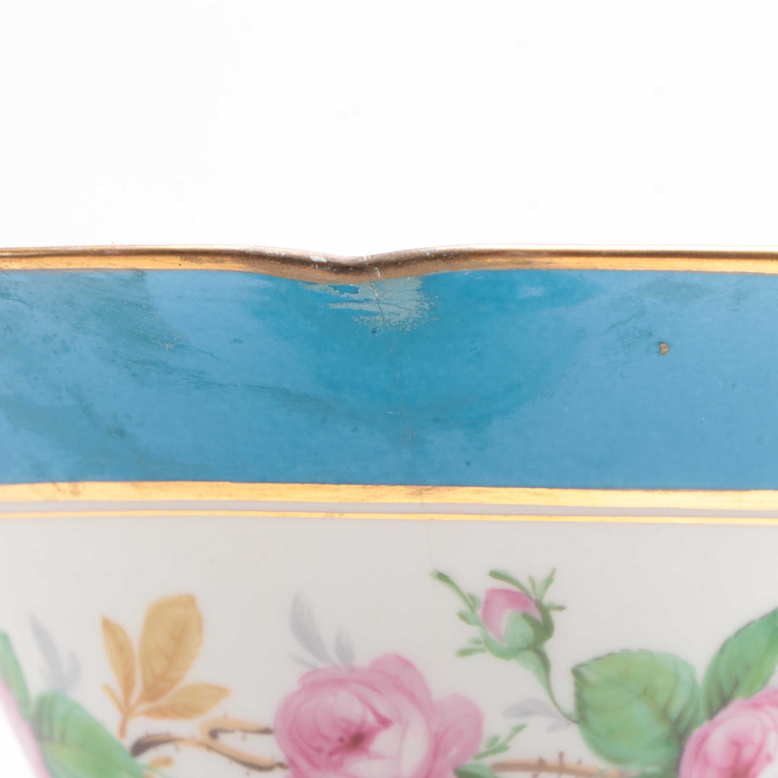 KPM Porcelain Figural Vase, Mid-19th Century