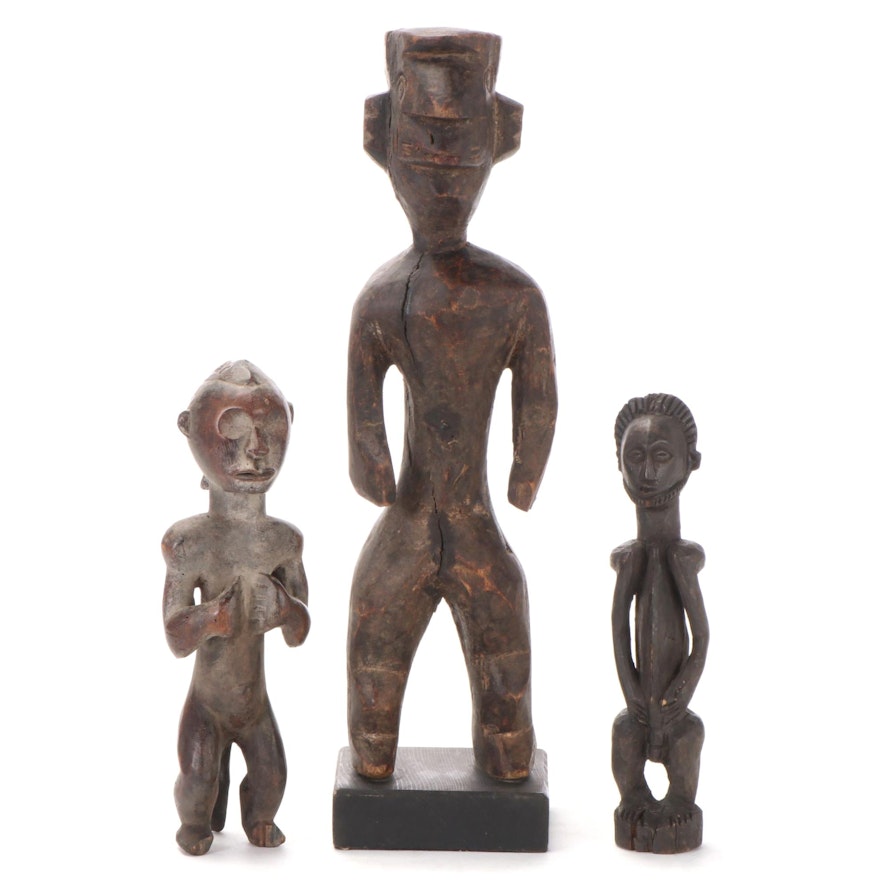 Central African Style Wooden Figures