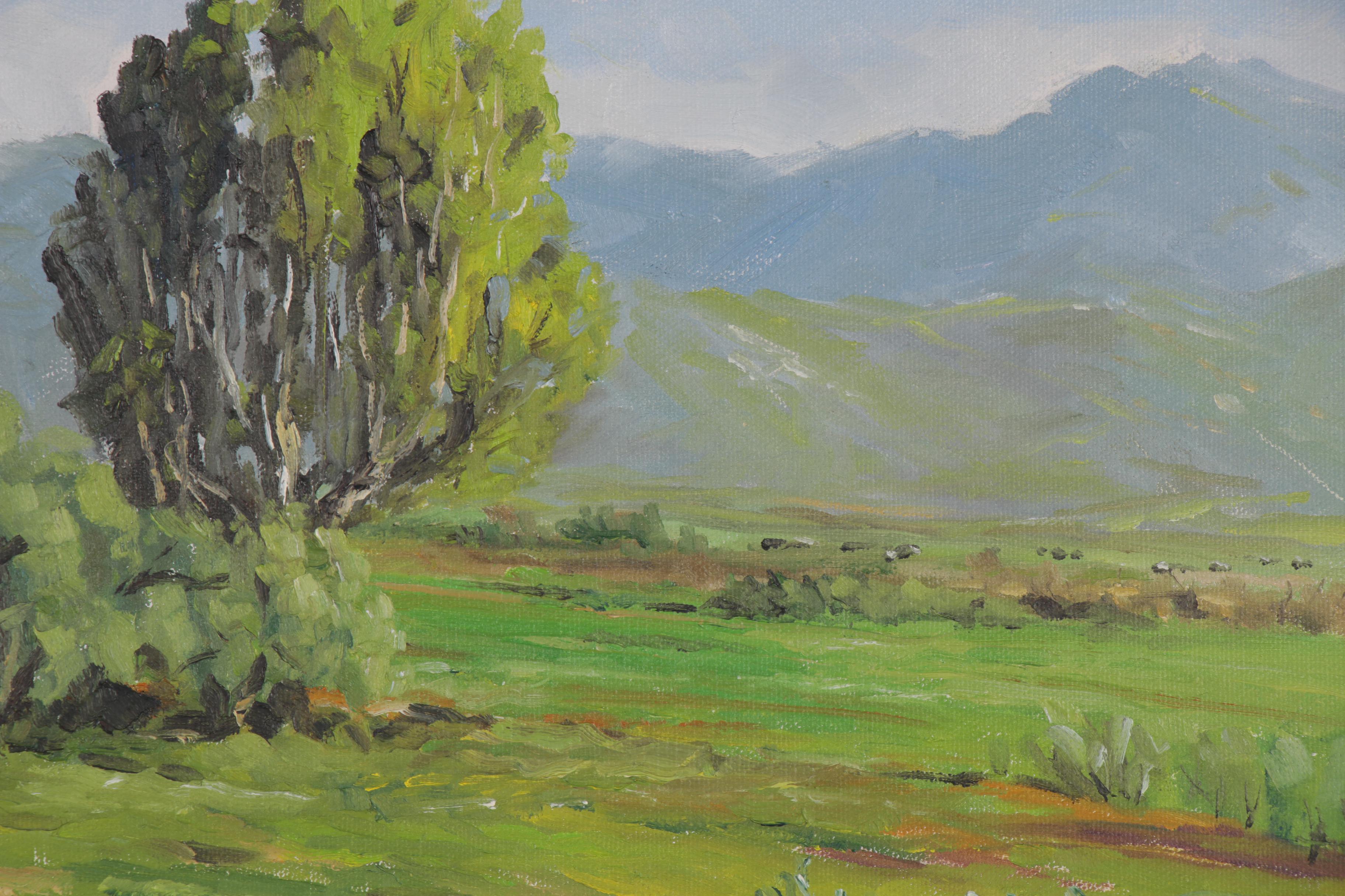 Sean McMills Oil Painting "View from San Pasqual Battlefield"