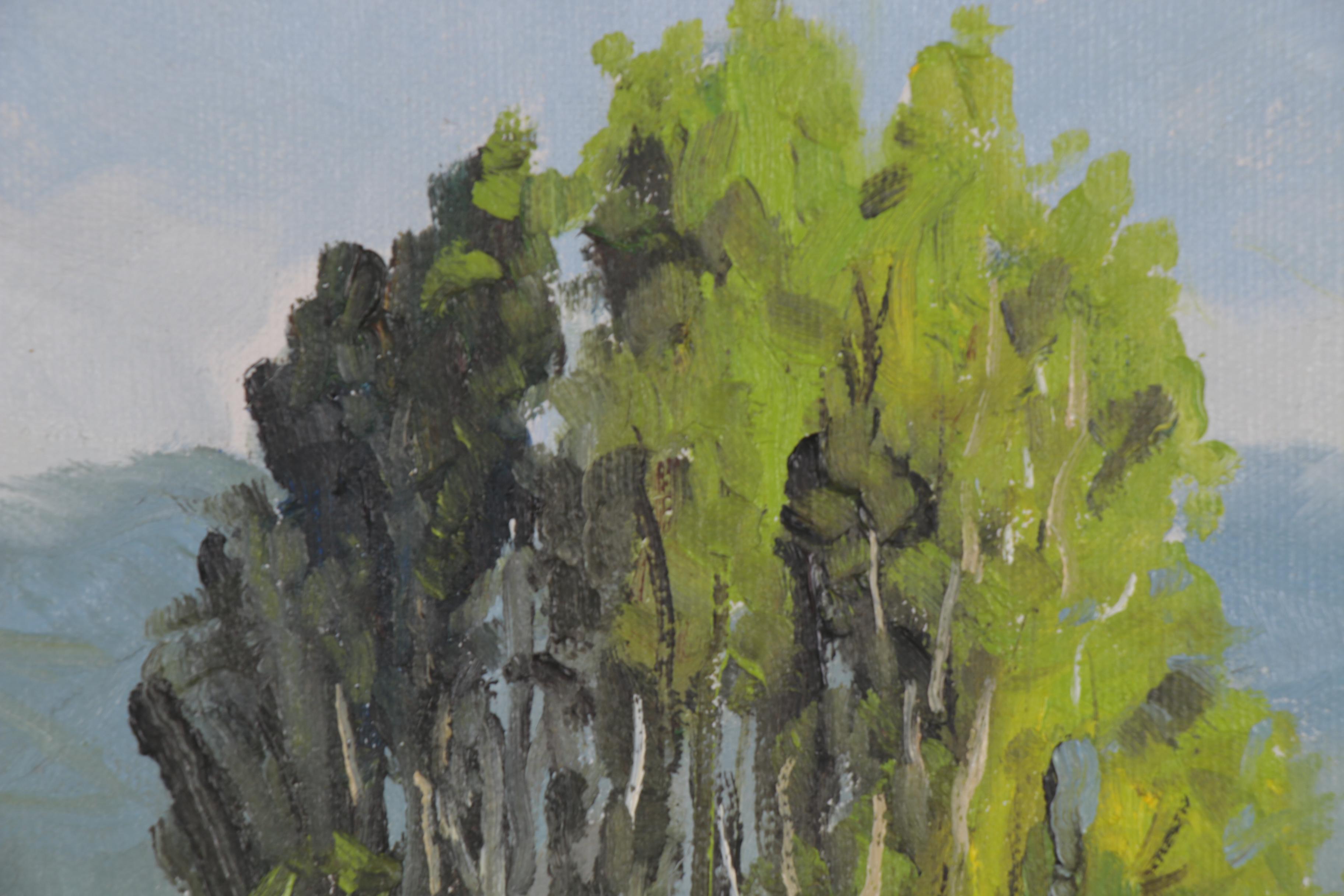 Sean McMills Oil Painting "View from San Pasqual Battlefield"