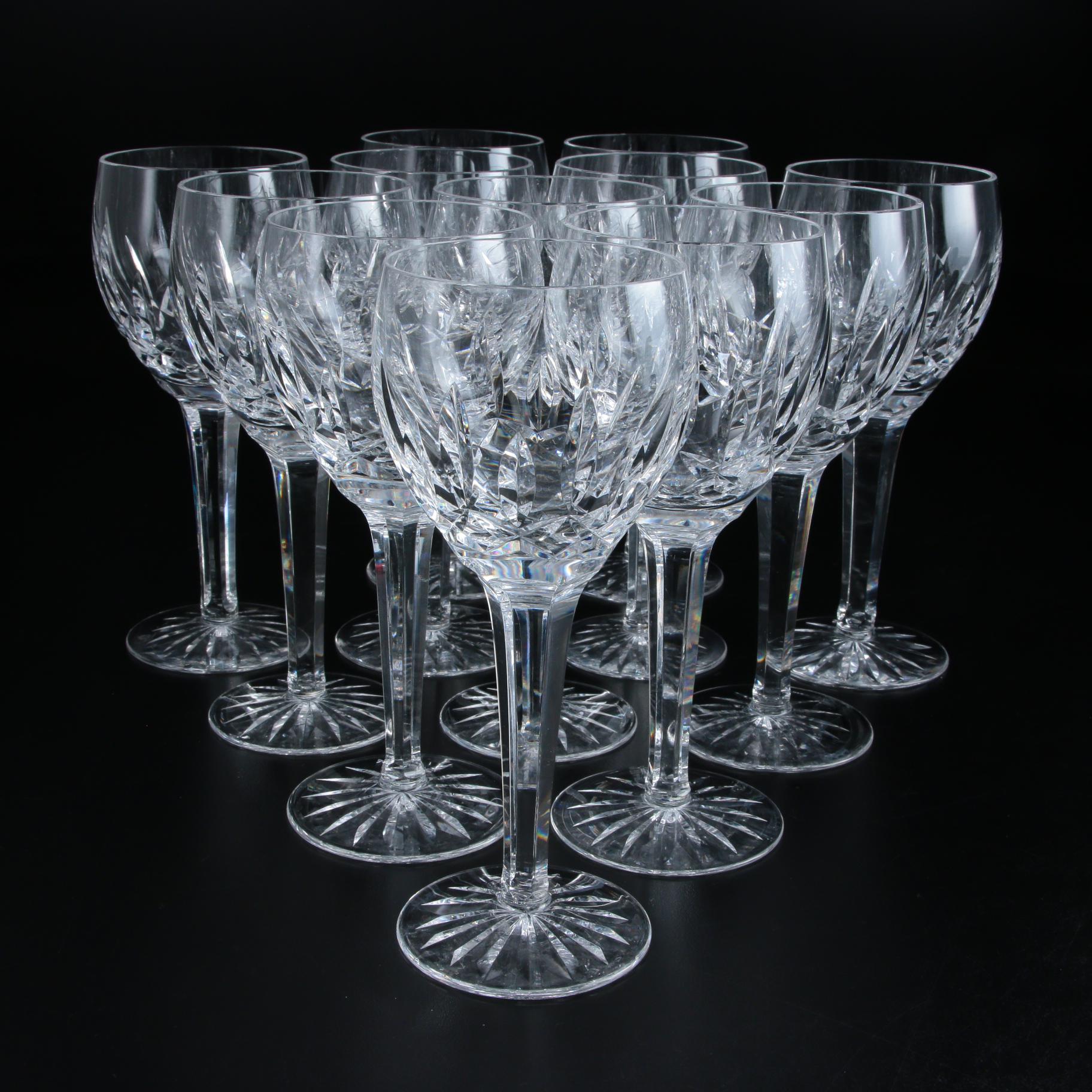 Waterford "Ballymore" Crystal Red Wine Glasses, 1992–2017