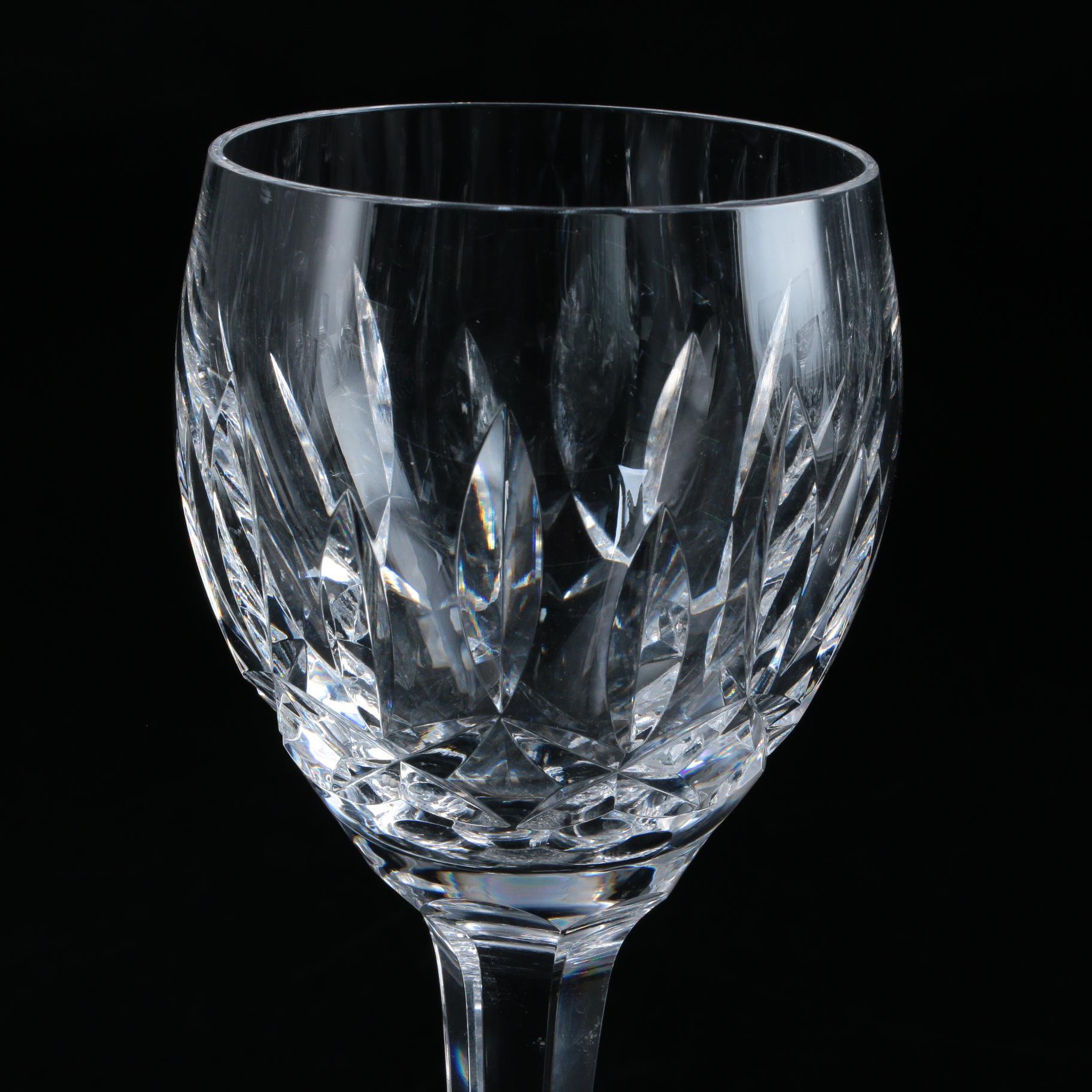 Waterford "Ballymore" Crystal Red Wine Glasses, 1992–2017