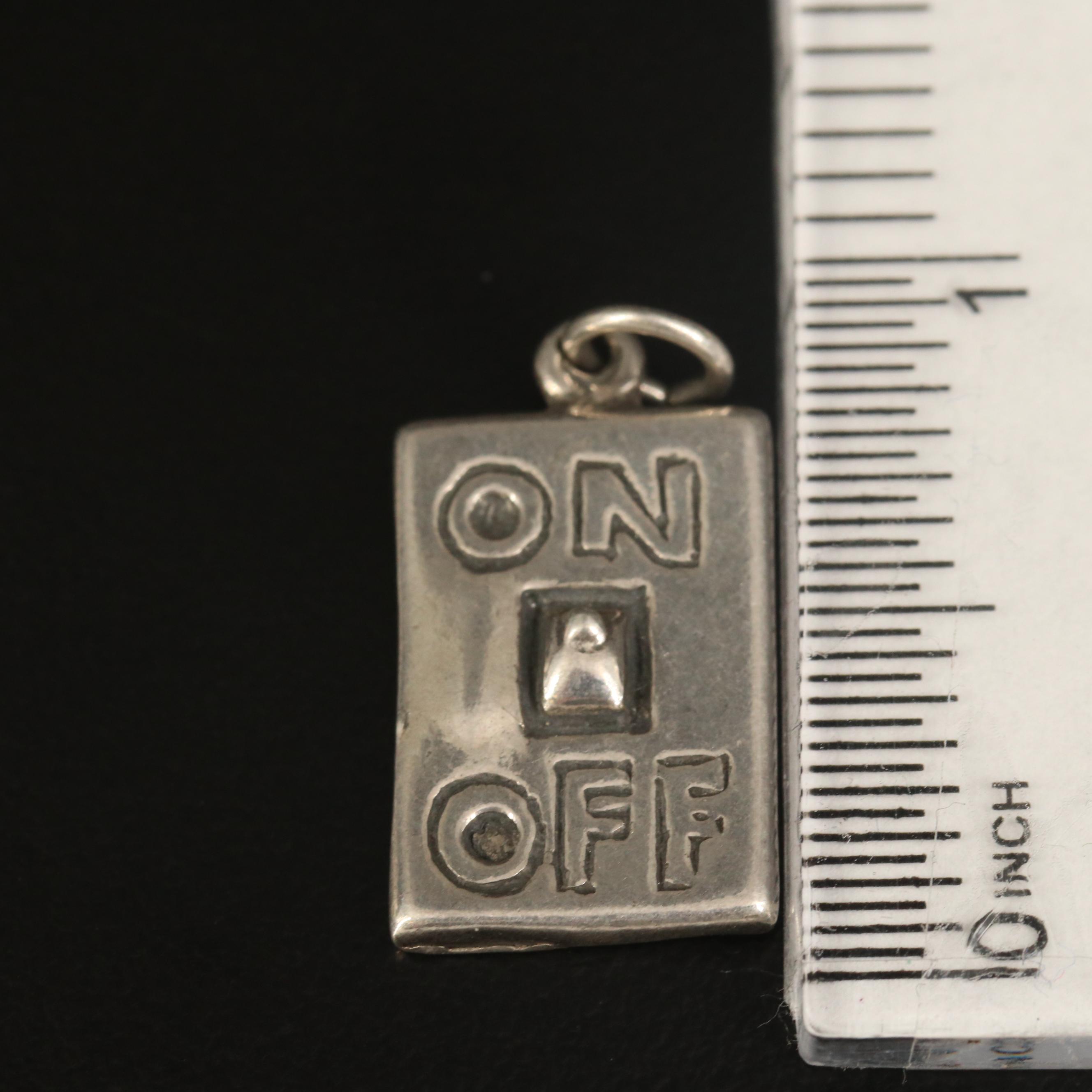 Sterling Charms and Charm Bracelet with Chest and Rainbow Moonstone