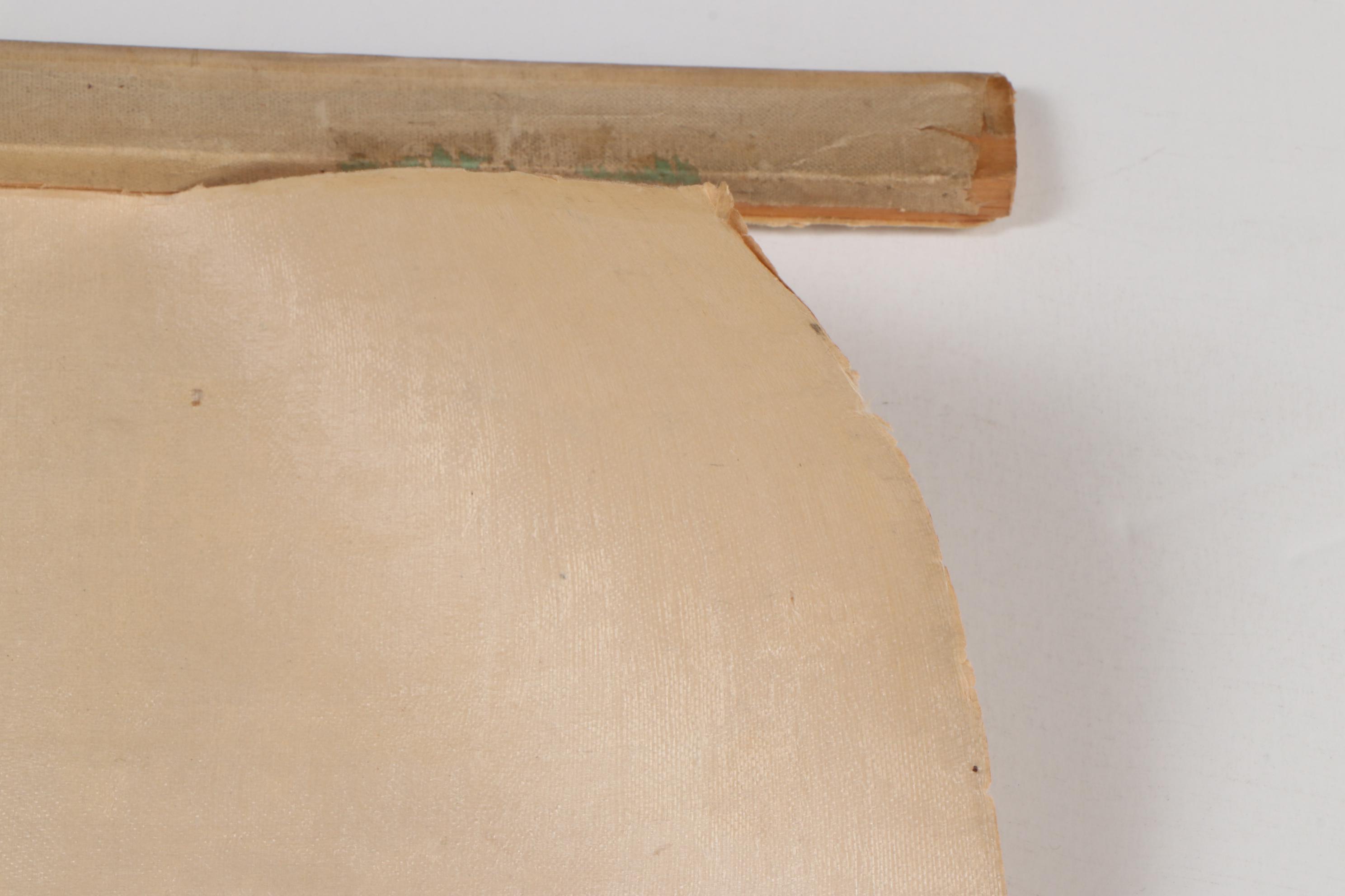 Chinese Gouache Painting in the Style of Qiu Ying, Late 20th Century