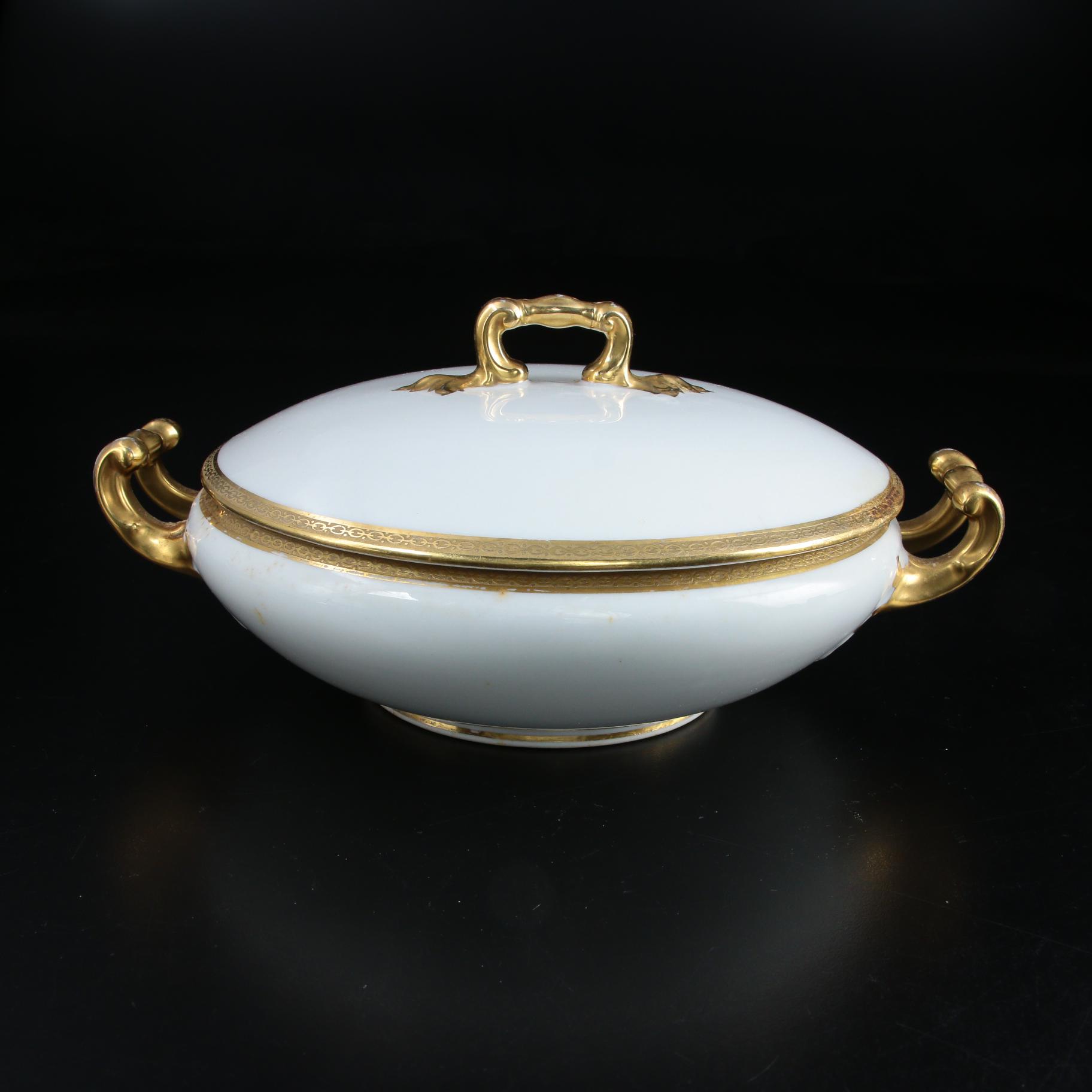 Haviland and Blakeman and Henderson Limoges Covered Serving Bowls