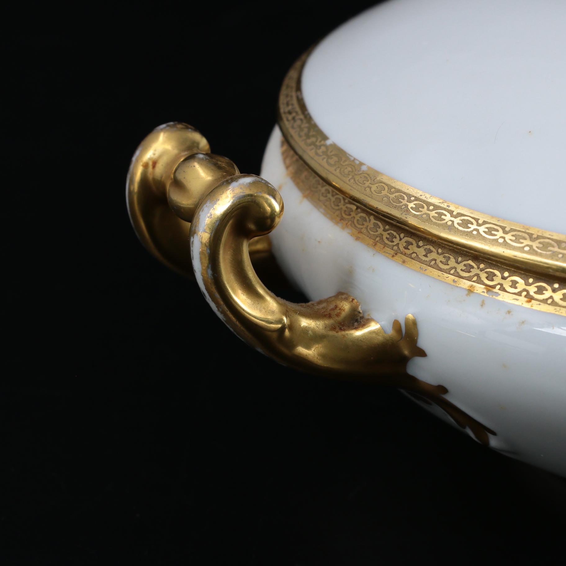 Haviland and Blakeman and Henderson Limoges Covered Serving Bowls