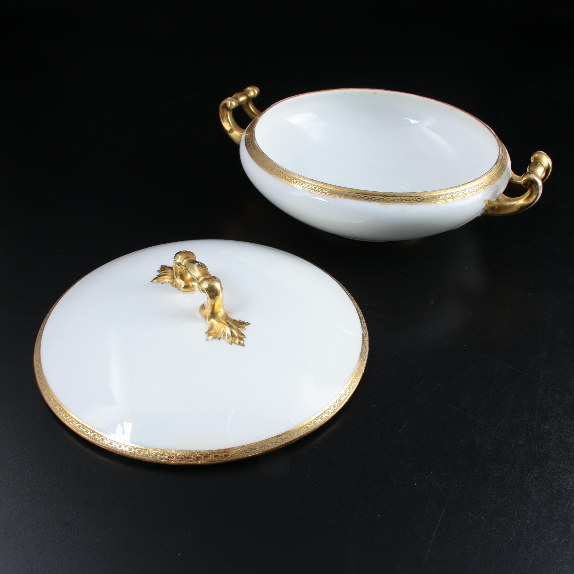 Haviland and Blakeman and Henderson Limoges Covered Serving Bowls