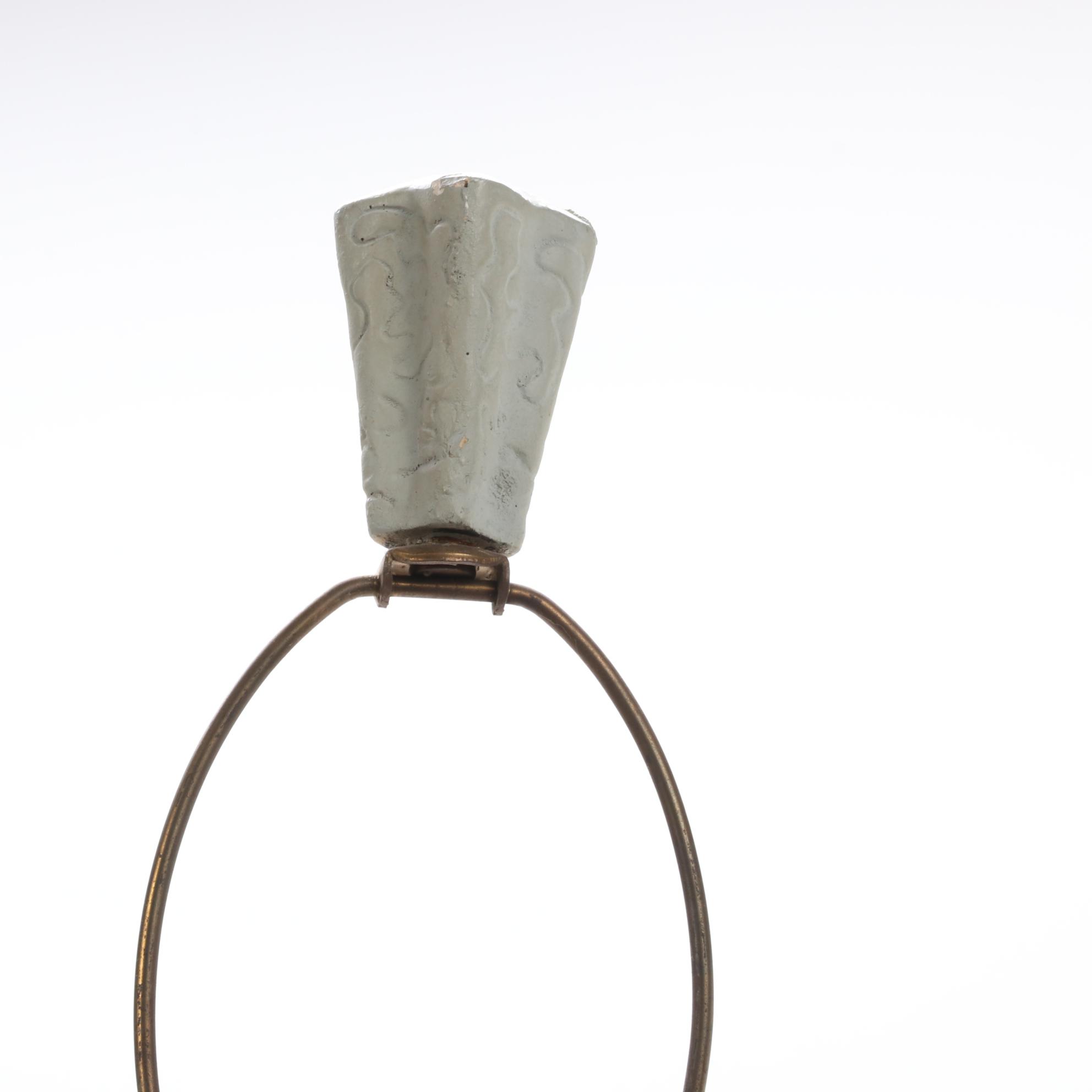 Continental Art Co. Chalkware Figural Table Lamps,1951