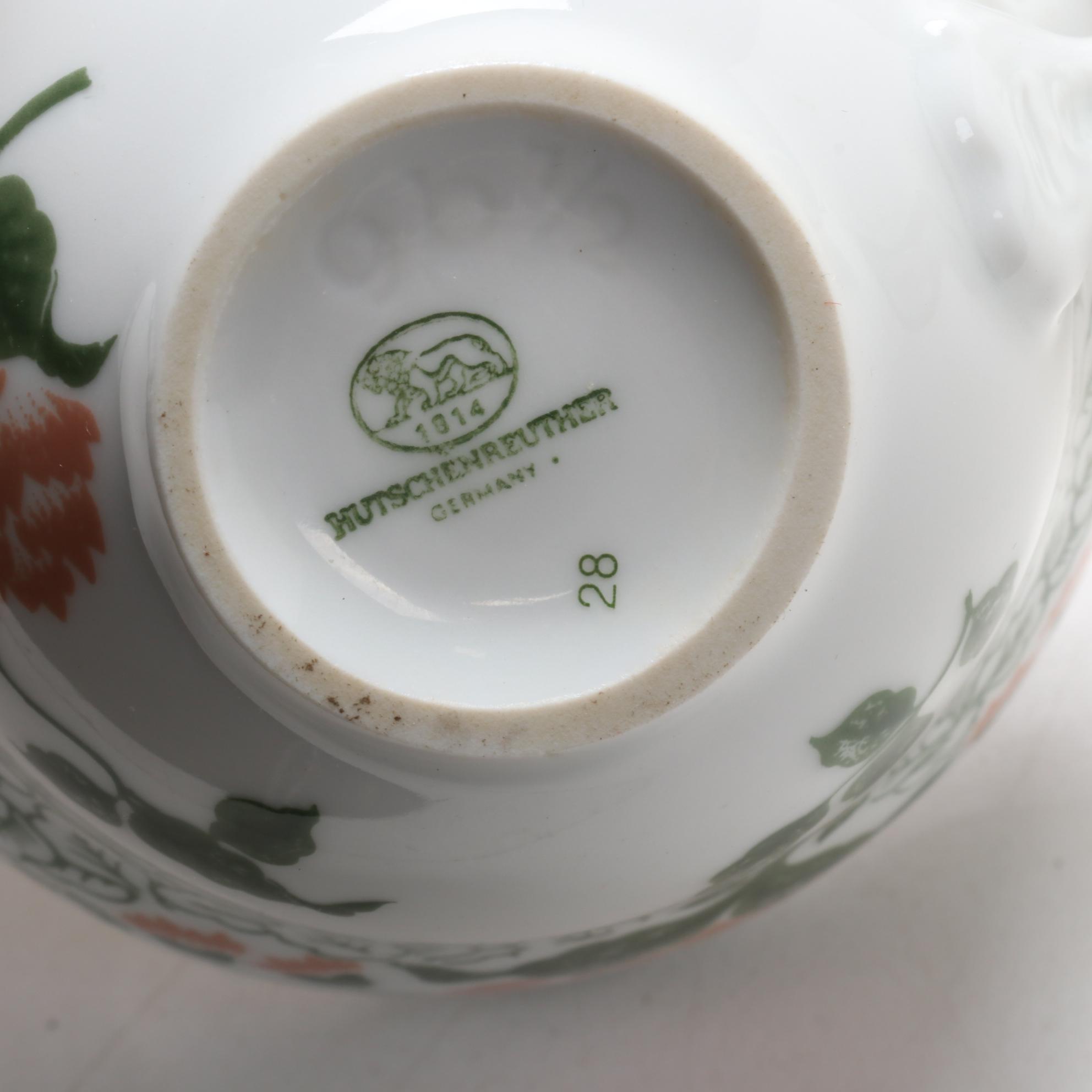 Hutschenreuther Porcelain Tea Service Set