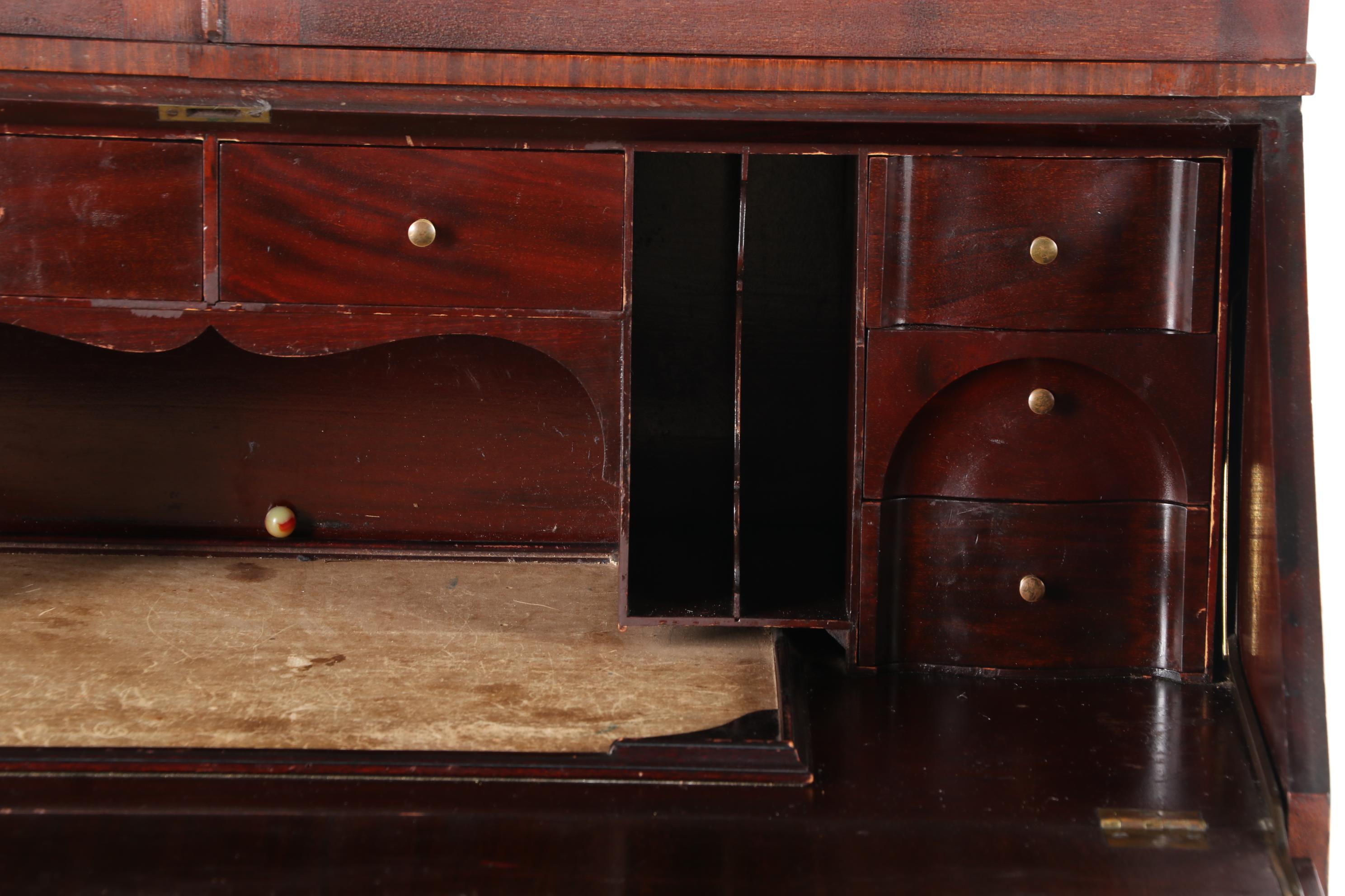 Empire Style Mahogany Secretary Desk, Early 20th Century
