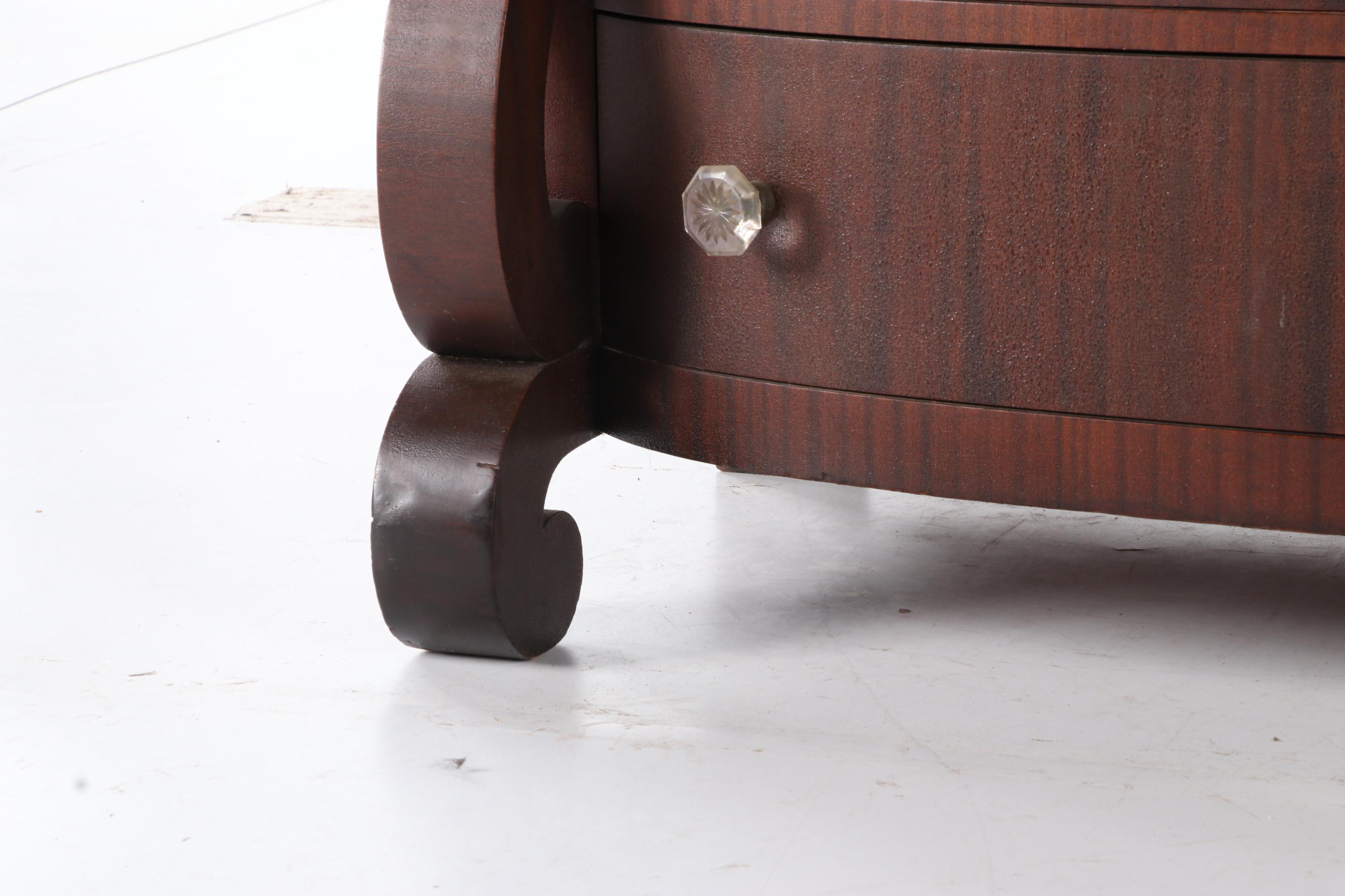 Empire Style Mahogany Secretary Desk, Early 20th Century