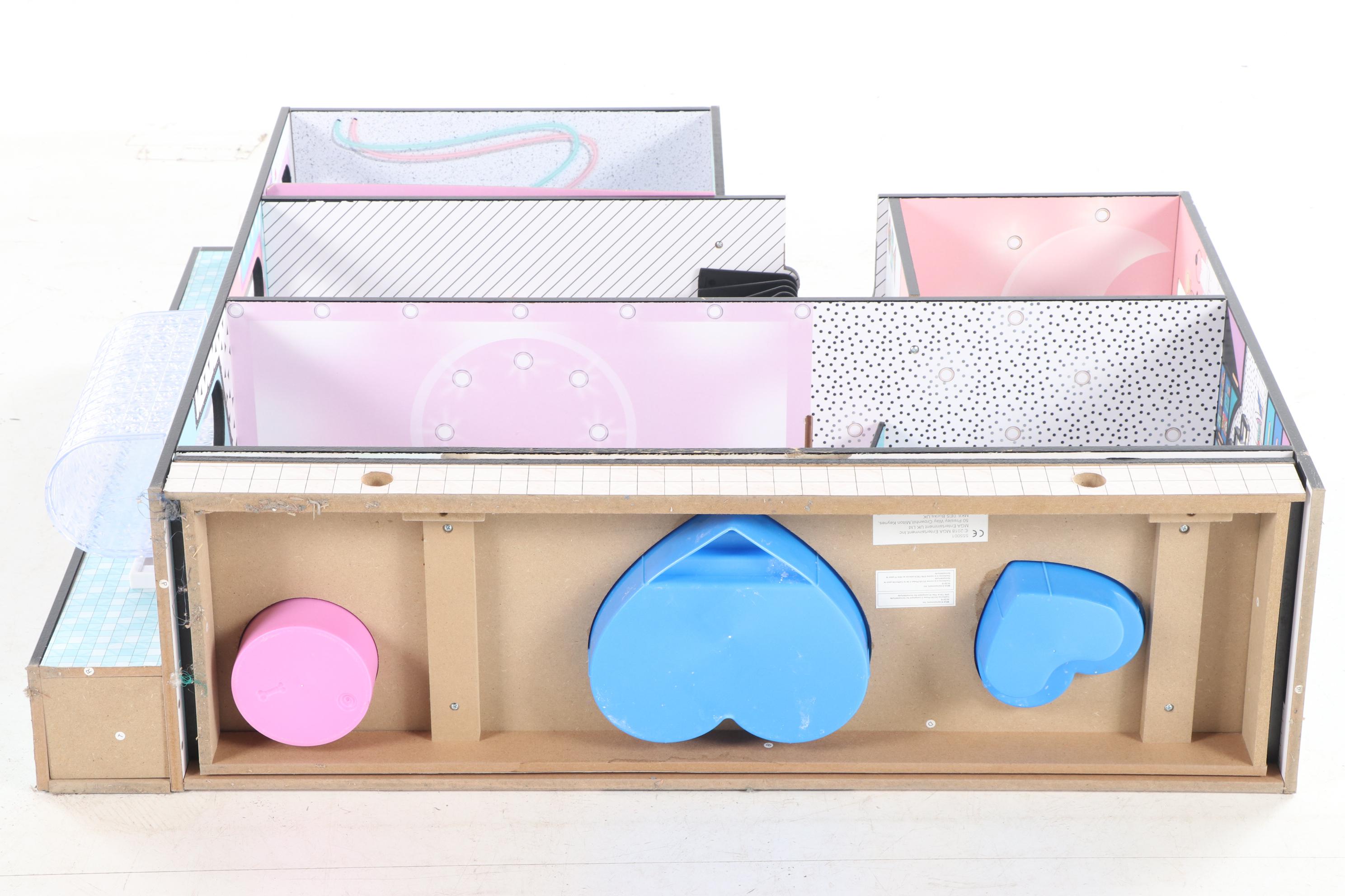 LOL Dolls "O.M.G. House" Wooden Playhouse with Accessories and Dolls