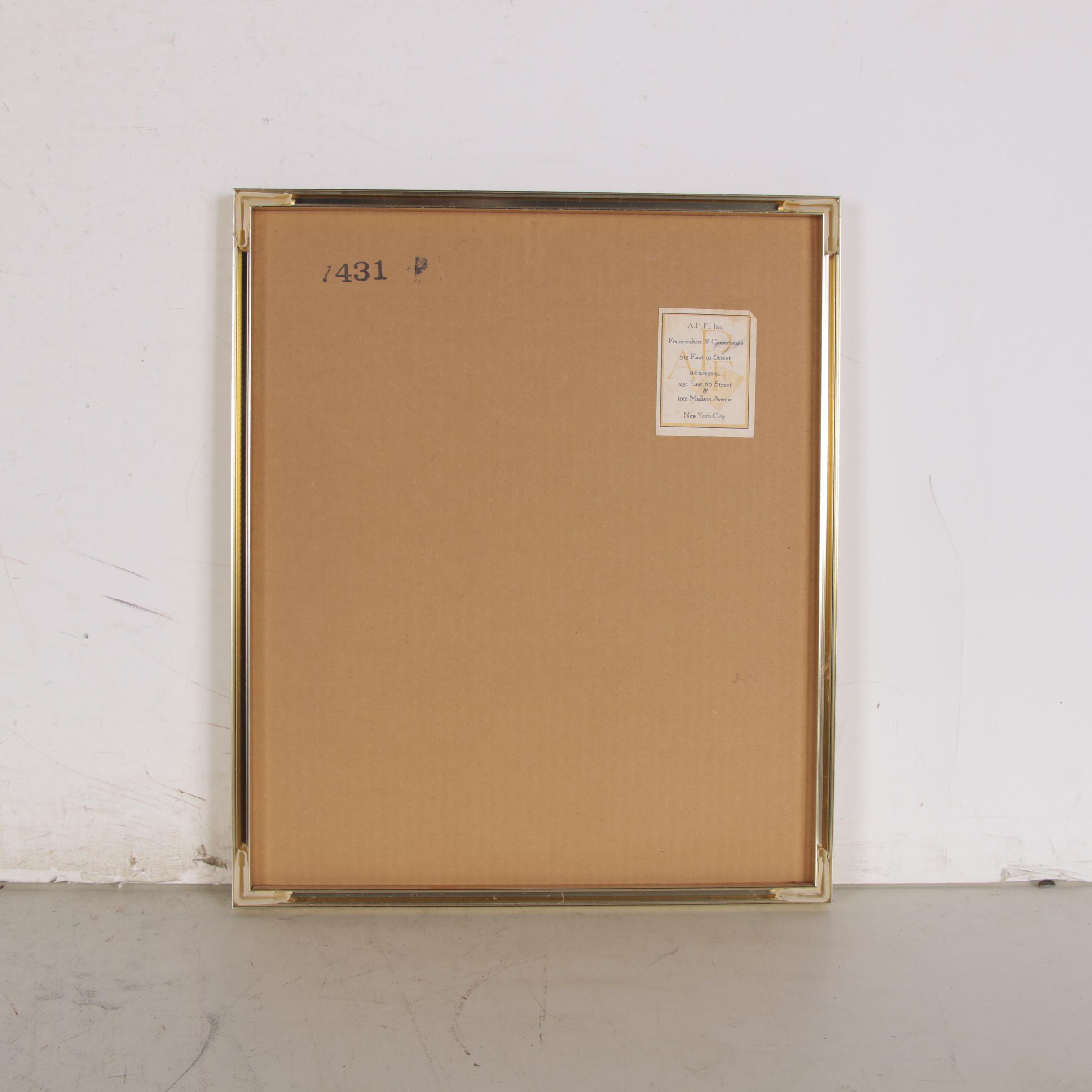 Salvador Dalí Second Edition Etching "The Lady and the Unicorn"