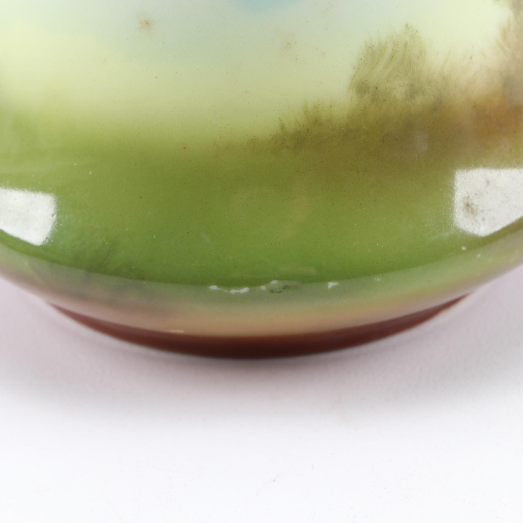 Royal Bayreuth Rooster Themed Porcelain Creamer and Sugar, Early 20th C.