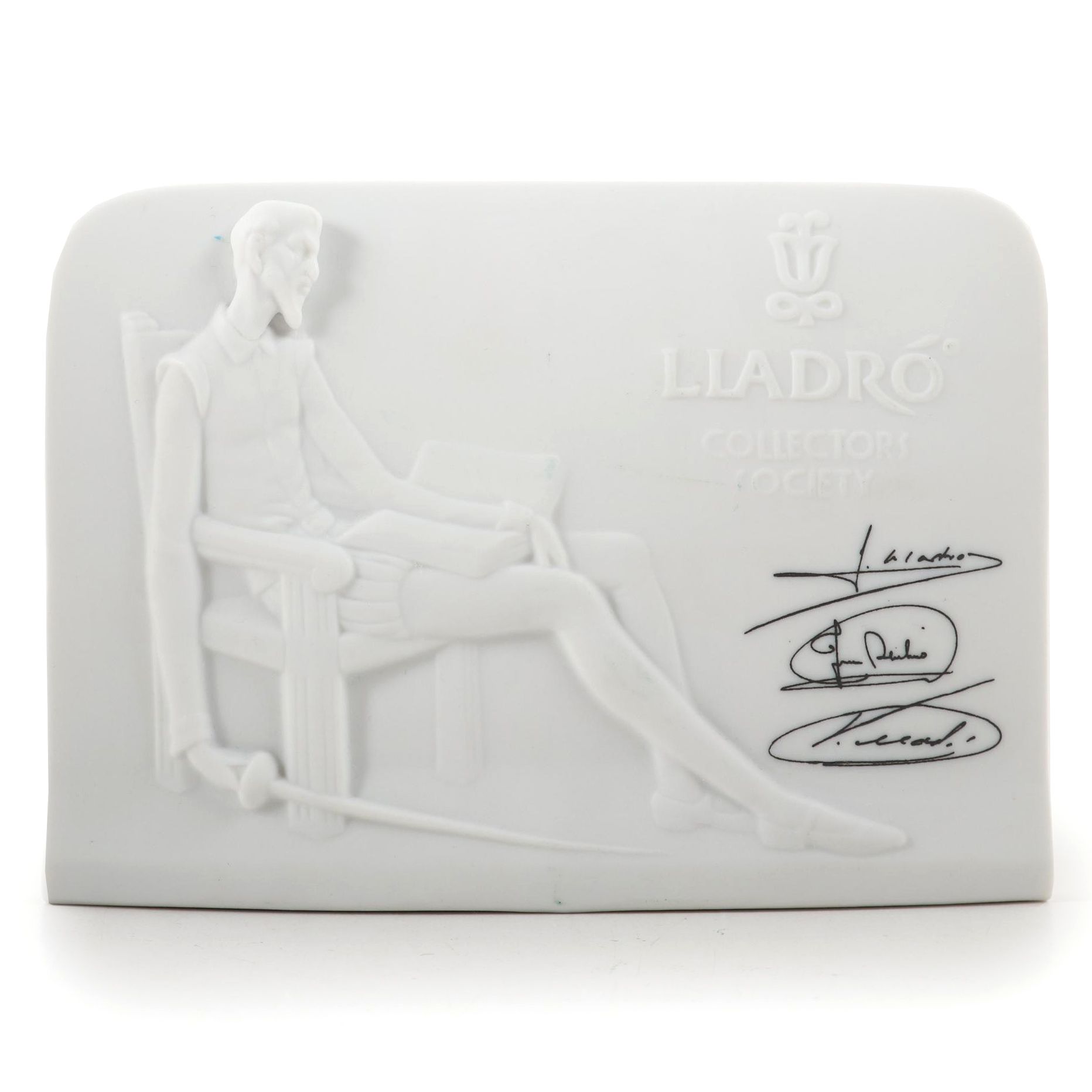 Lladró "Don Quixote" Collectors Society Porcelain Display Plaque