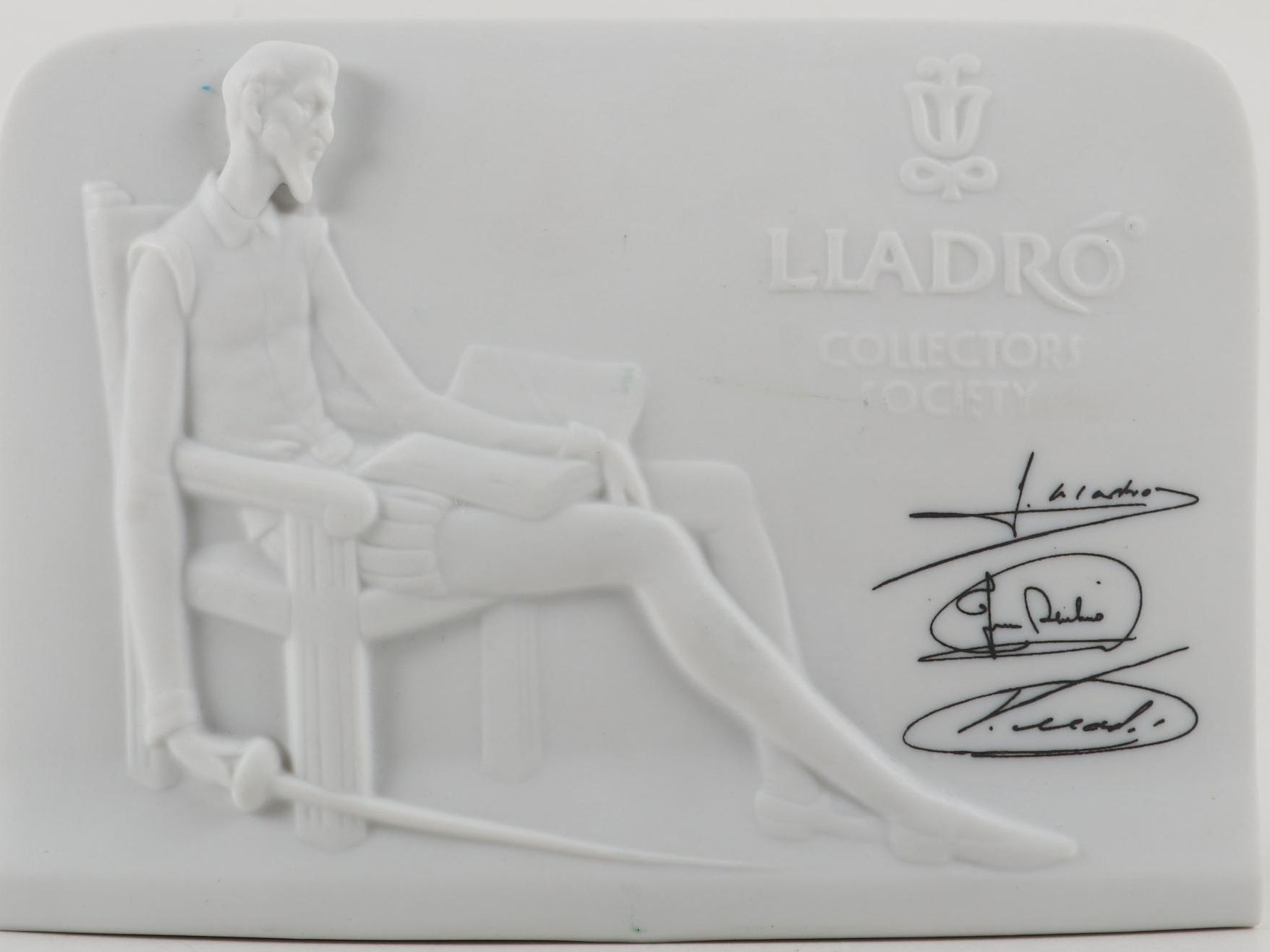 Lladró "Don Quixote" Collectors Society Porcelain Display Plaque