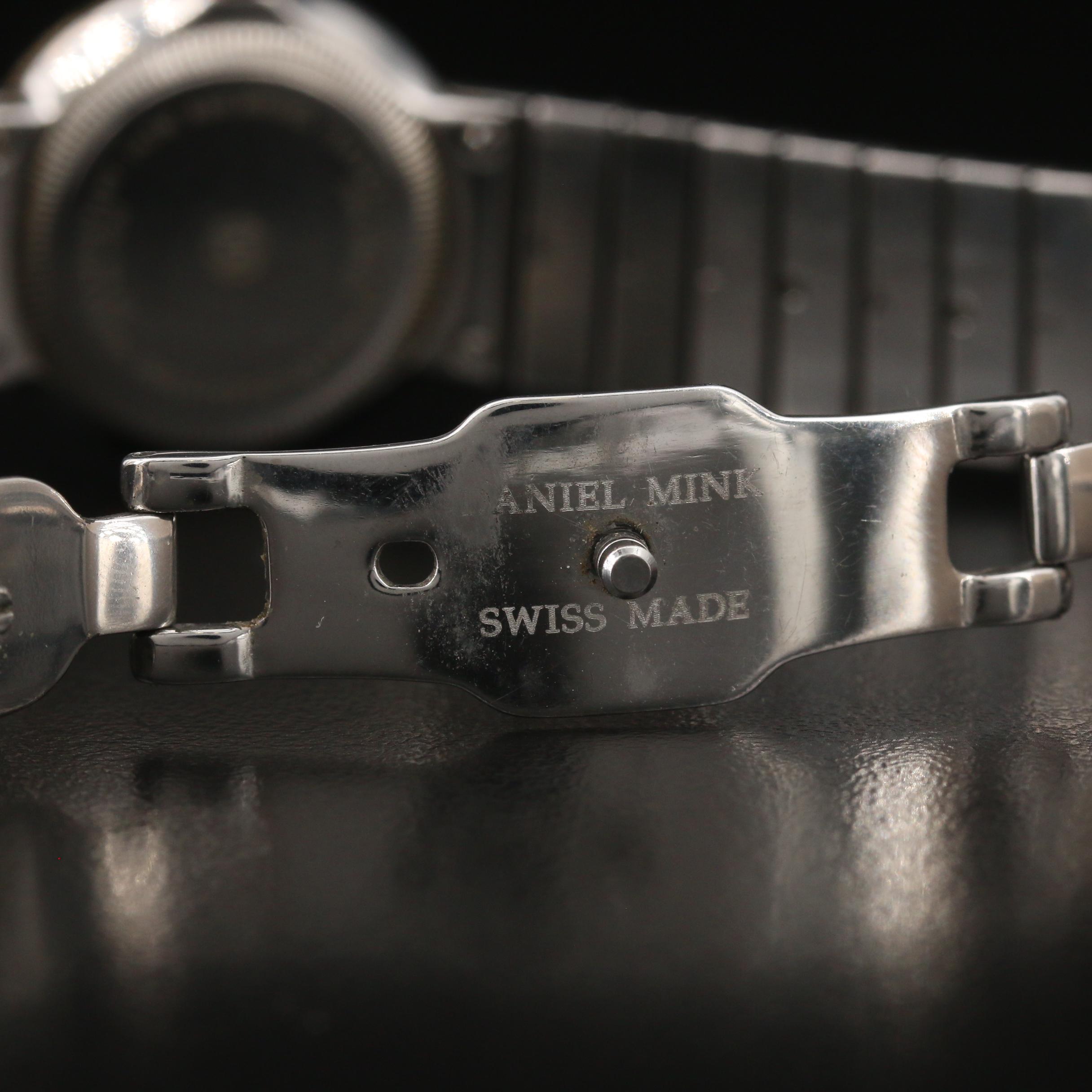 Daniel Mink 1900 Stainless Steel and 18K Gold Quartz Watch