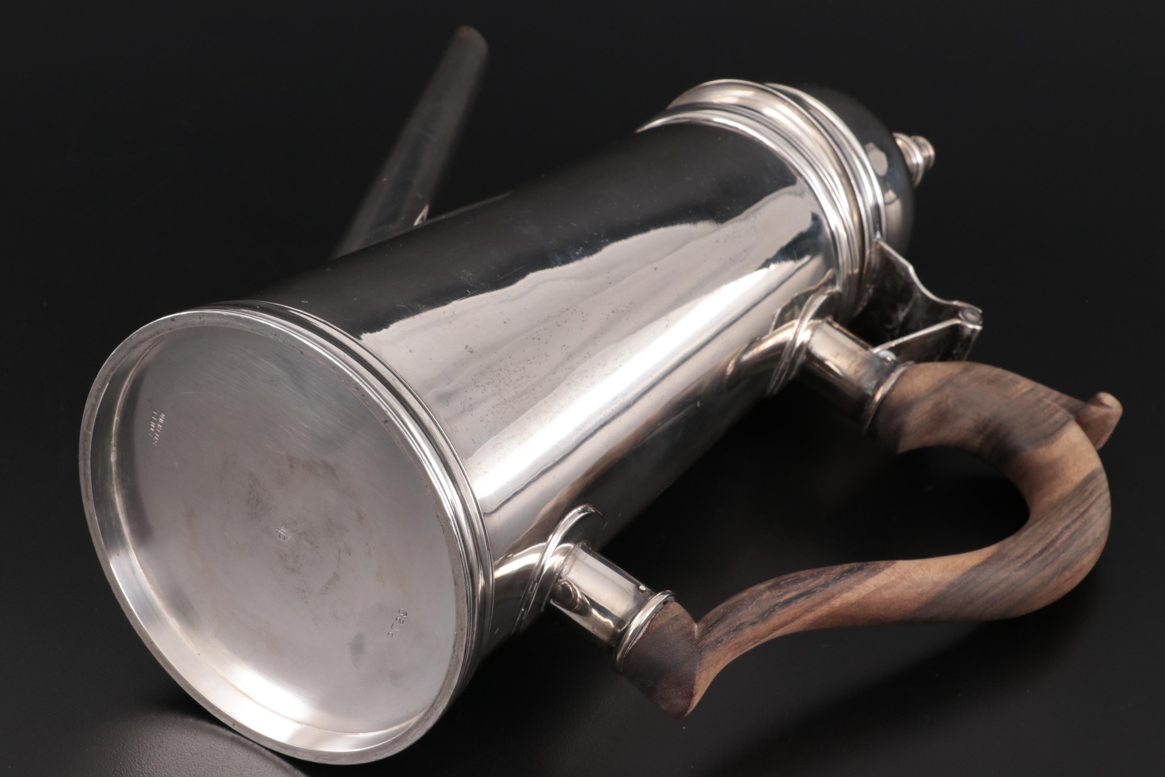 Stieff "Williamsburg" Sterling Silver Coffee Service with Wallace "Alden" Tray