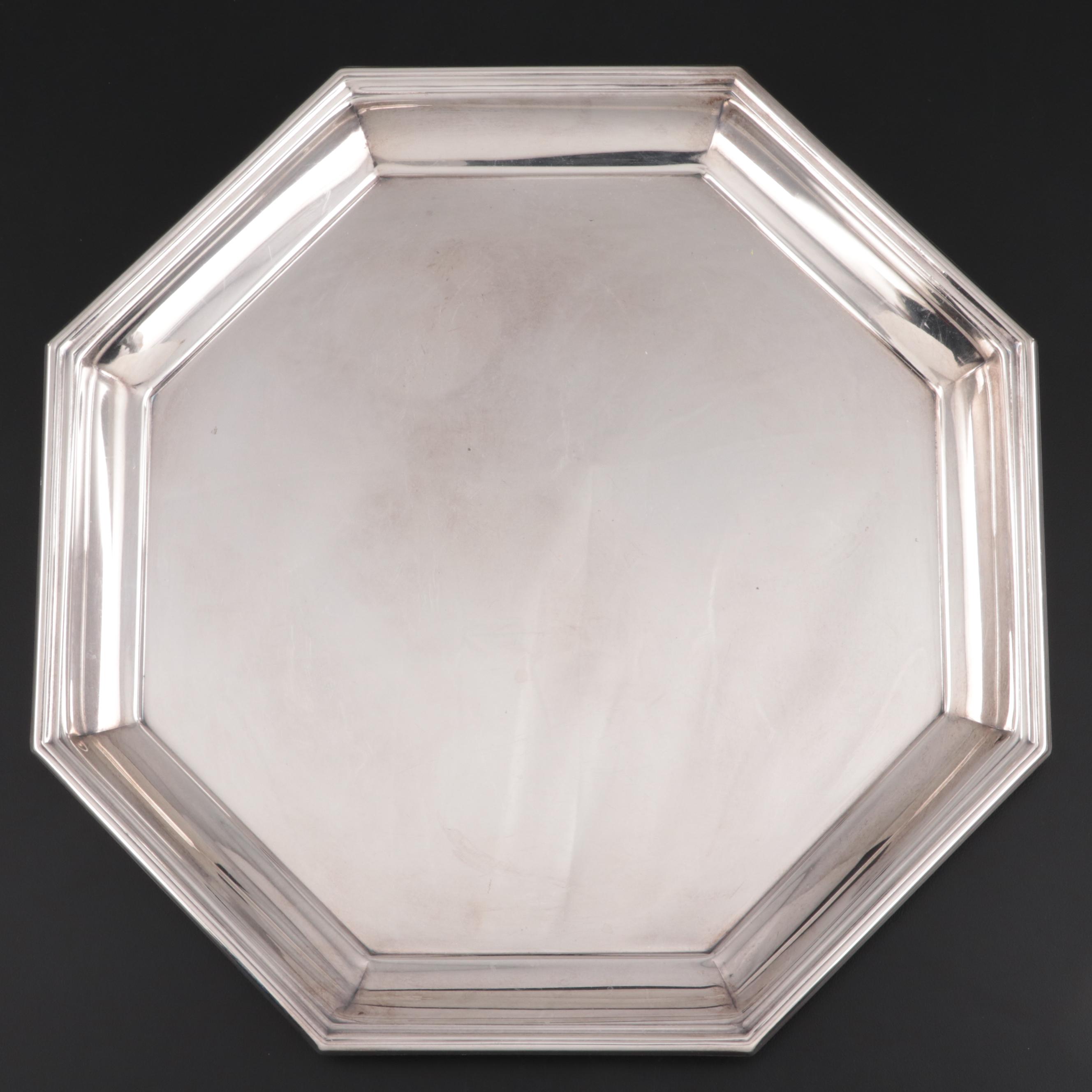 Stieff "Williamsburg" Sterling Silver Coffee Service with Wallace "Alden" Tray