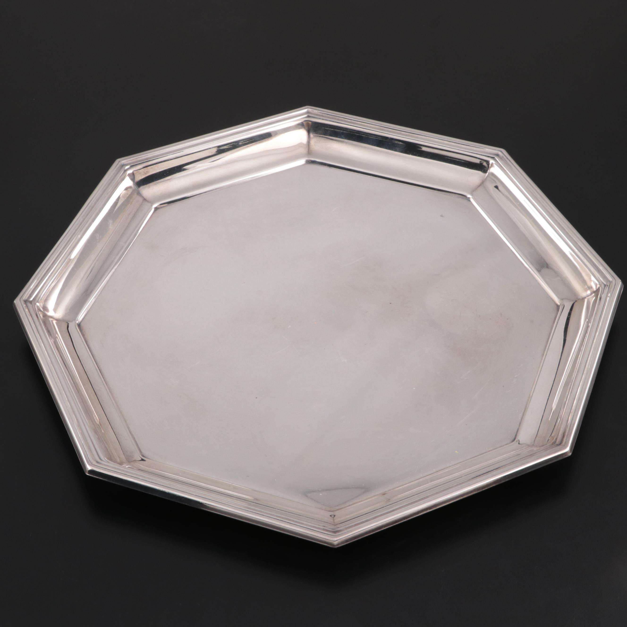 Stieff "Williamsburg" Sterling Silver Coffee Service with Wallace "Alden" Tray