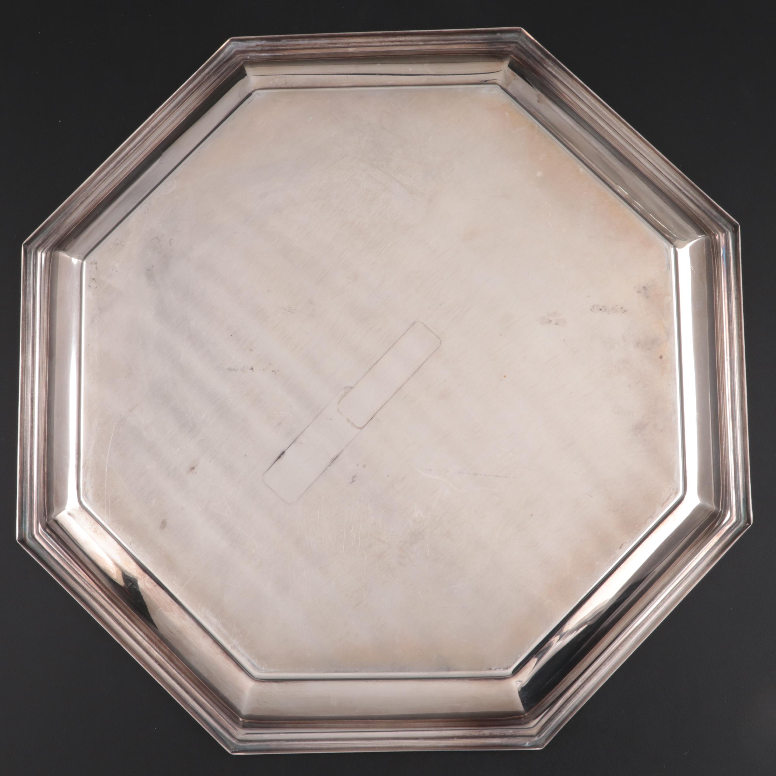 Stieff "Williamsburg" Sterling Silver Coffee Service with Wallace "Alden" Tray