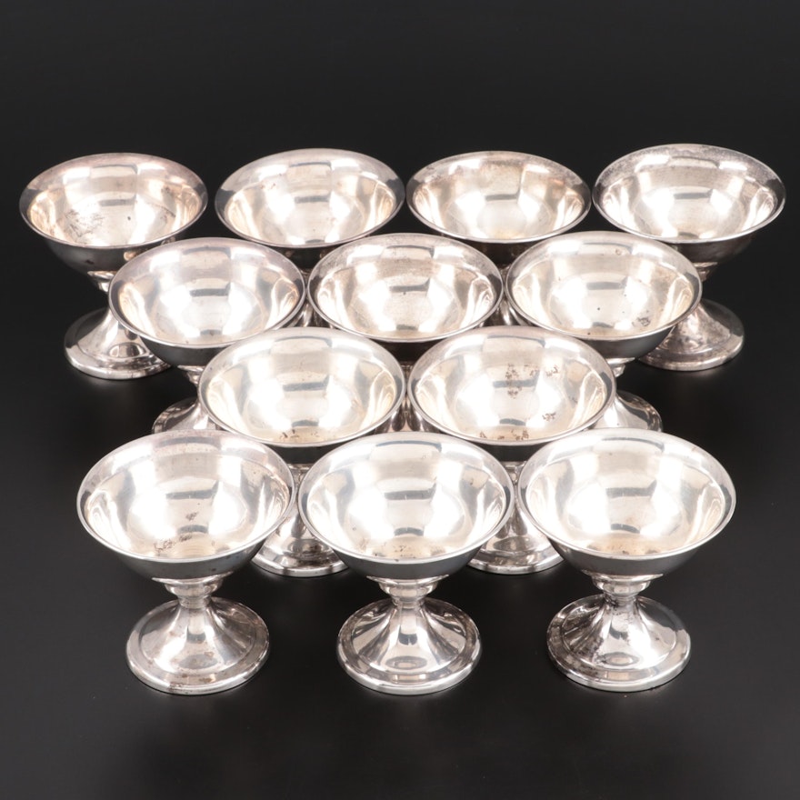 American Sterling Silver Dessert Cups for Twelve