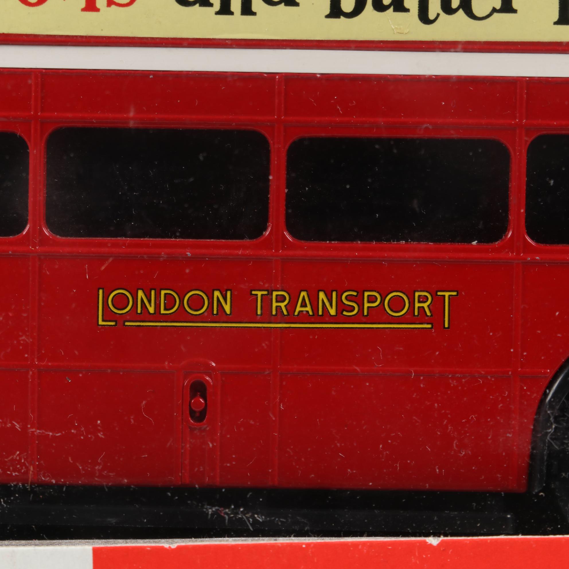 Lamborghini Countach, London Bus, and Other Diecast Model Cars