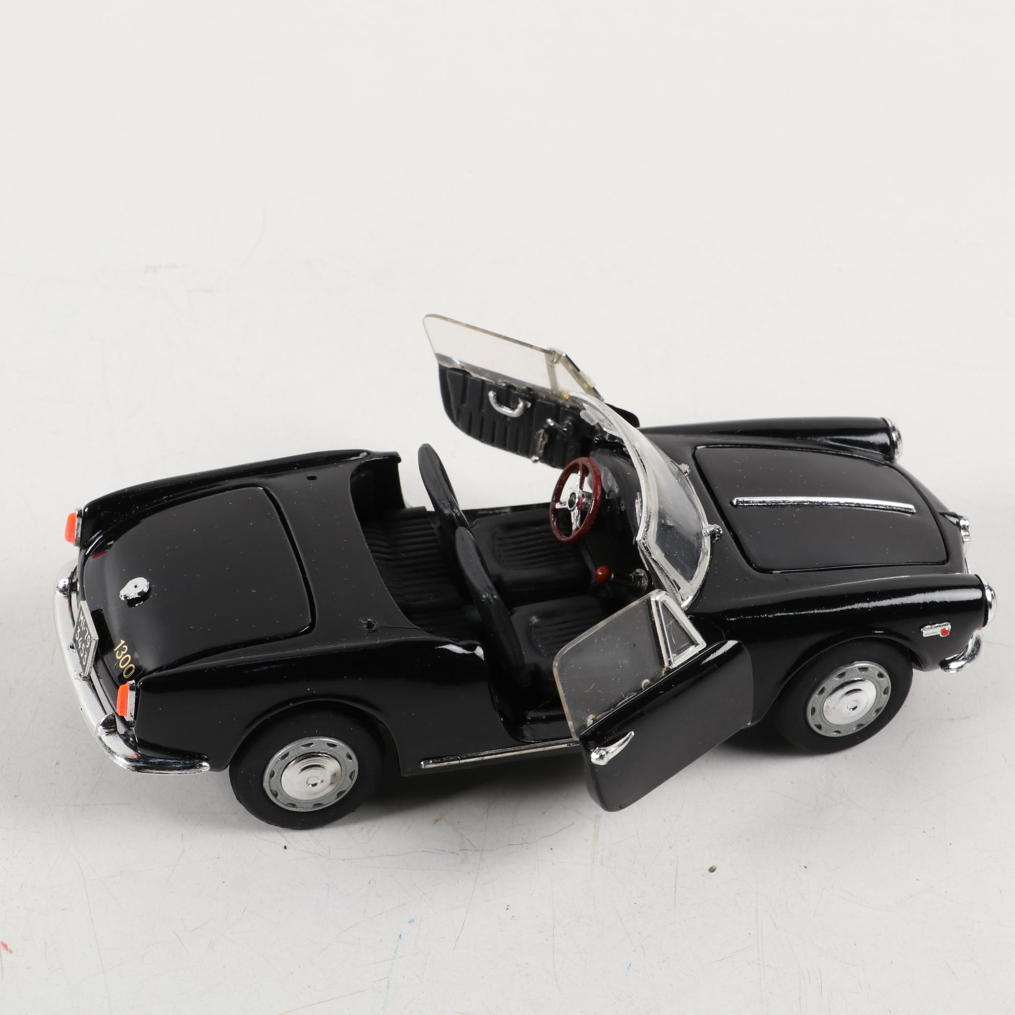 Lamborghini Countach, London Bus, and Other Diecast Model Cars