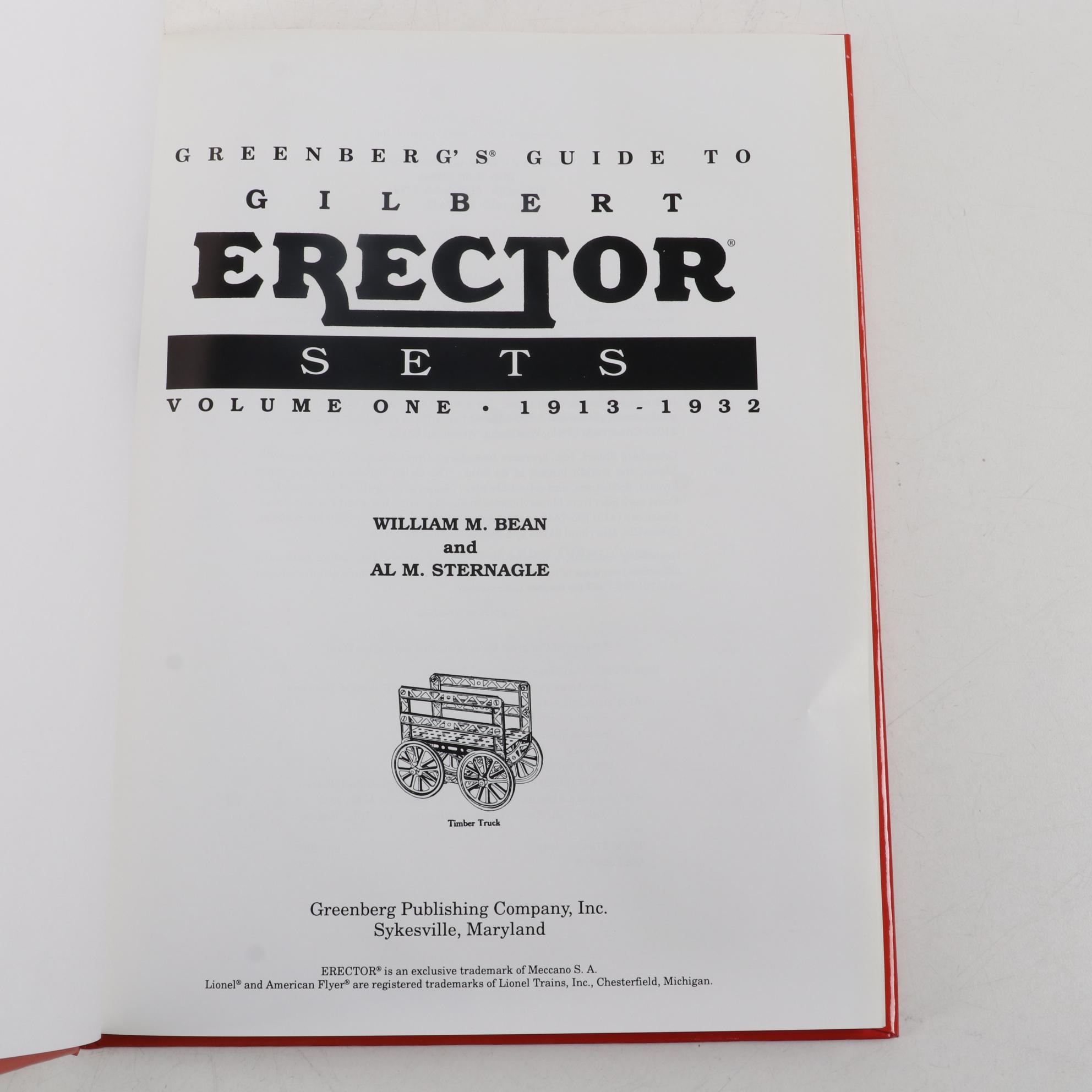 Model Building Books Including "Gilbert Erector Sets," "Stokys," and Others