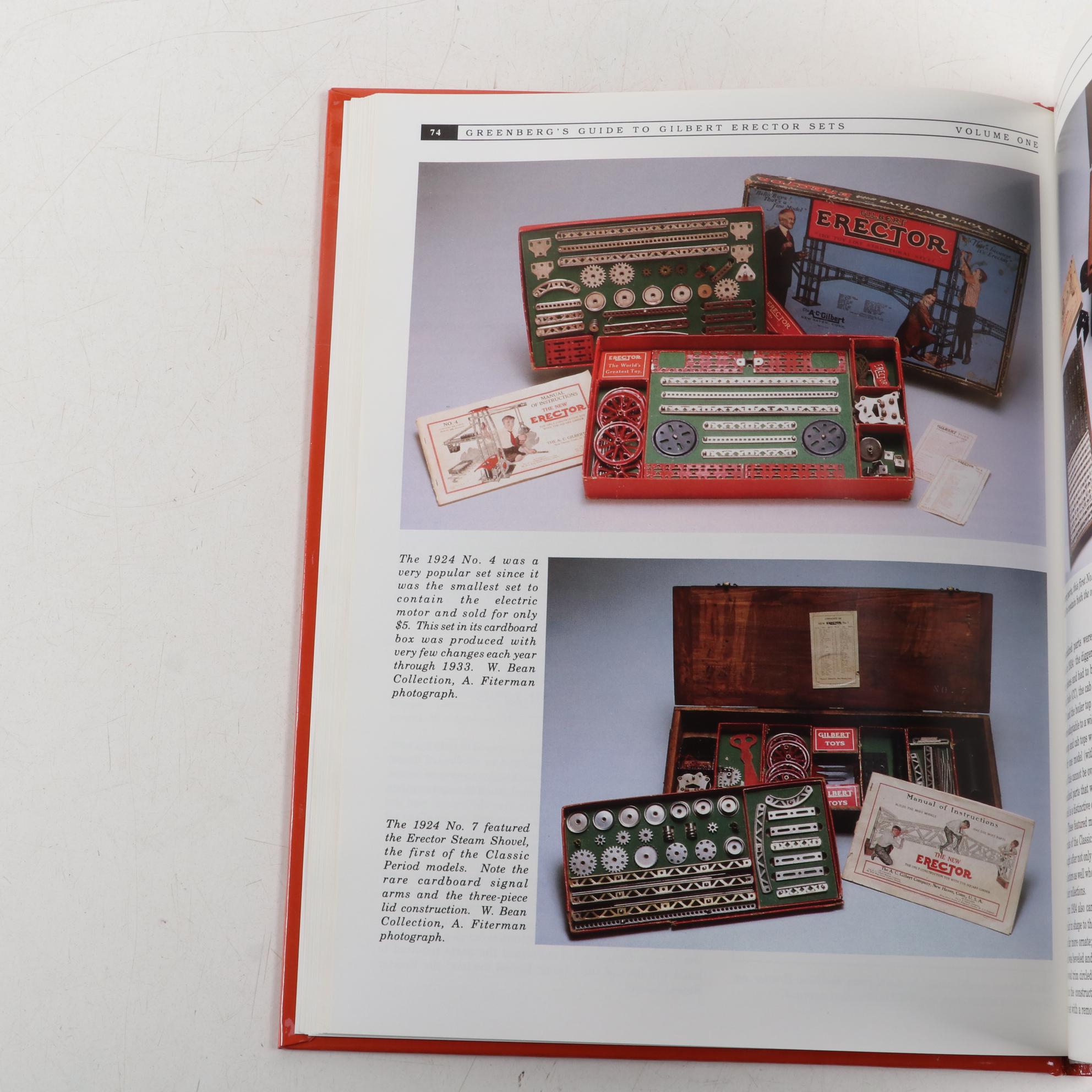 Model Building Books Including "Gilbert Erector Sets," "Stokys," and Others