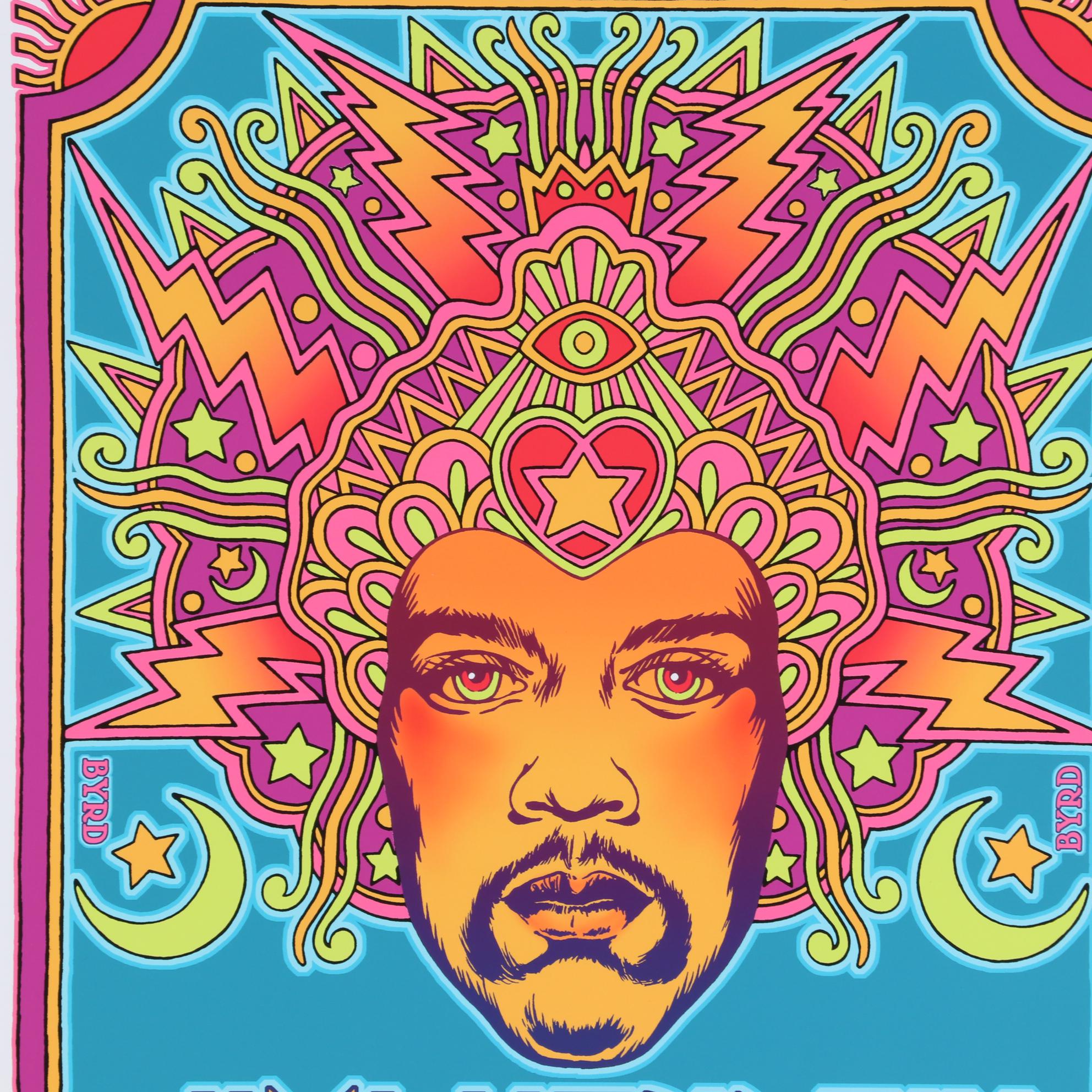David Edward Byrd Giclée "Jimi Hendrix Experience - 1st Concept," 2021