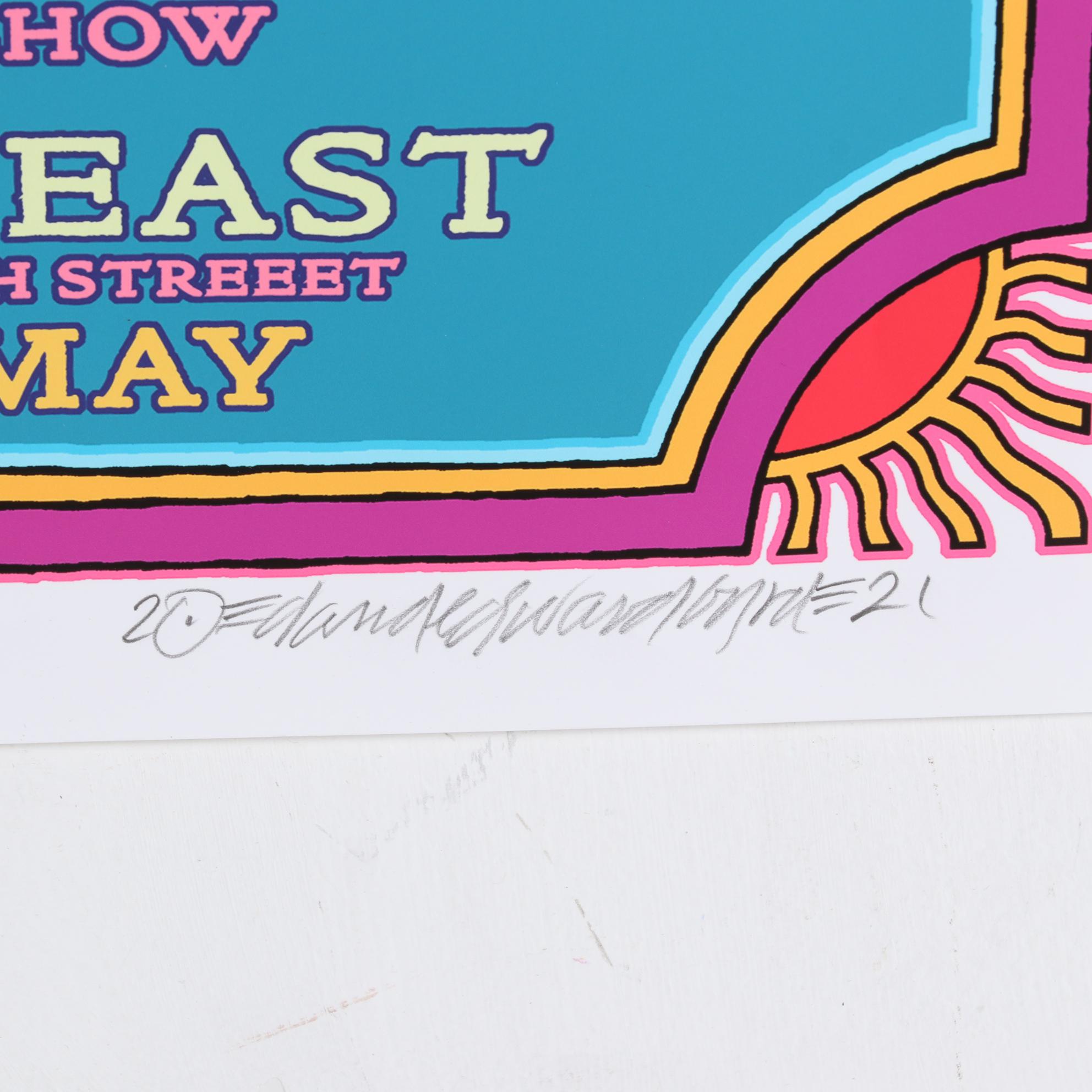 David Edward Byrd Giclée "Jimi Hendrix Experience - 1st Concept," 2021