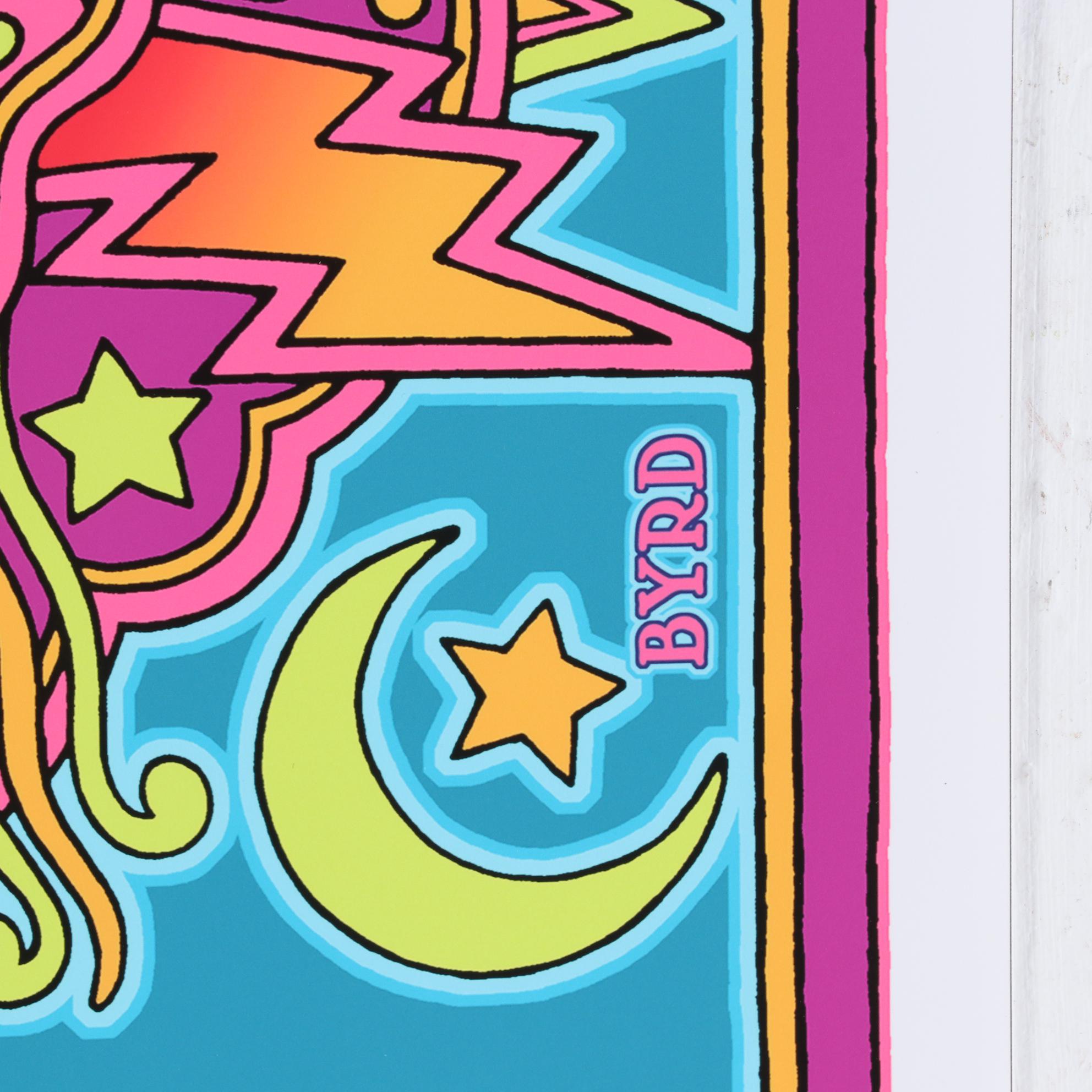 David Edward Byrd Giclée "Jimi Hendrix Experience - 1st Concept," 2021