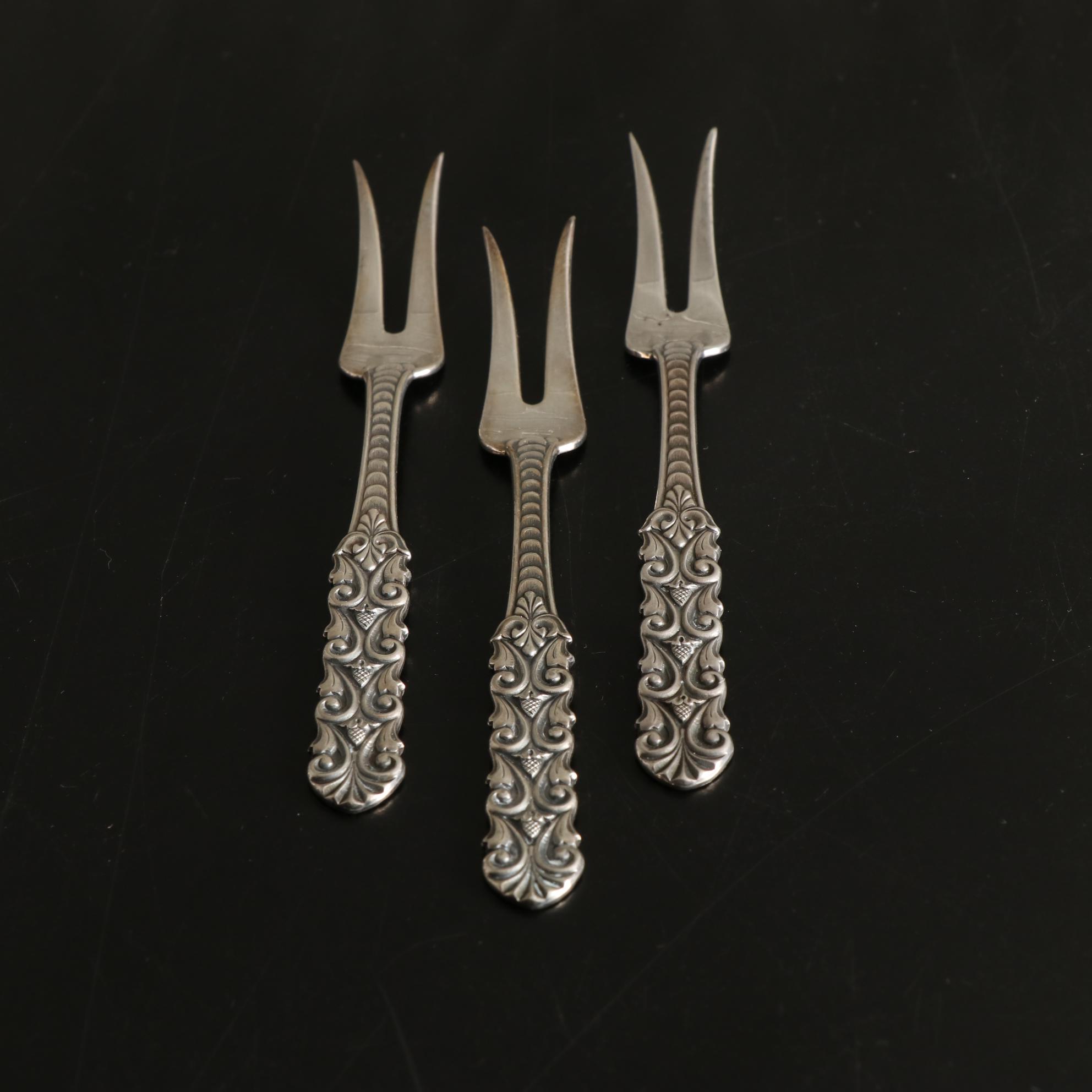 W.D. Smith Silver Co. "Chippendale" Water Pitcher and Other Silver Plate