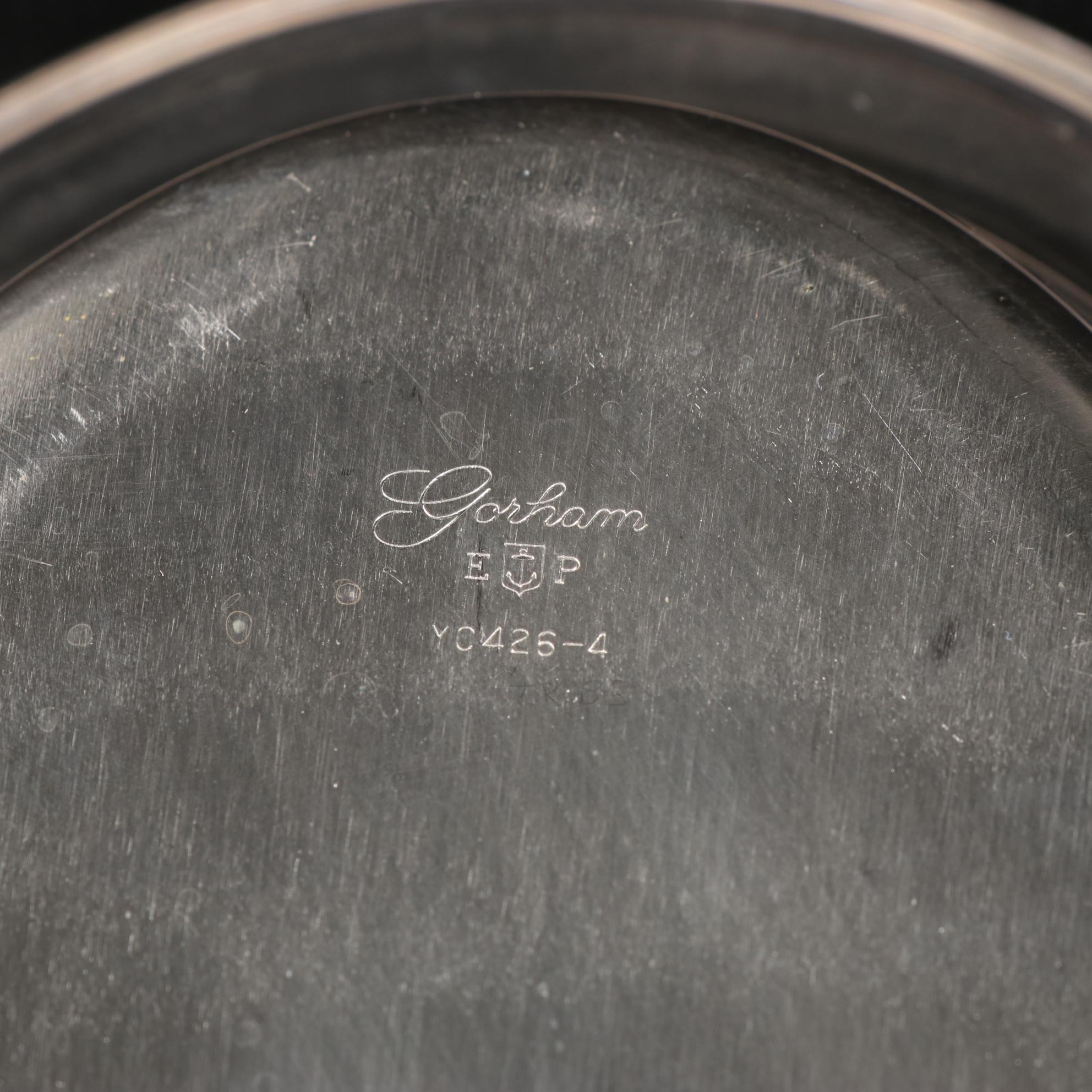 W.D. Smith Silver Co. "Chippendale" Water Pitcher and Other Silver Plate