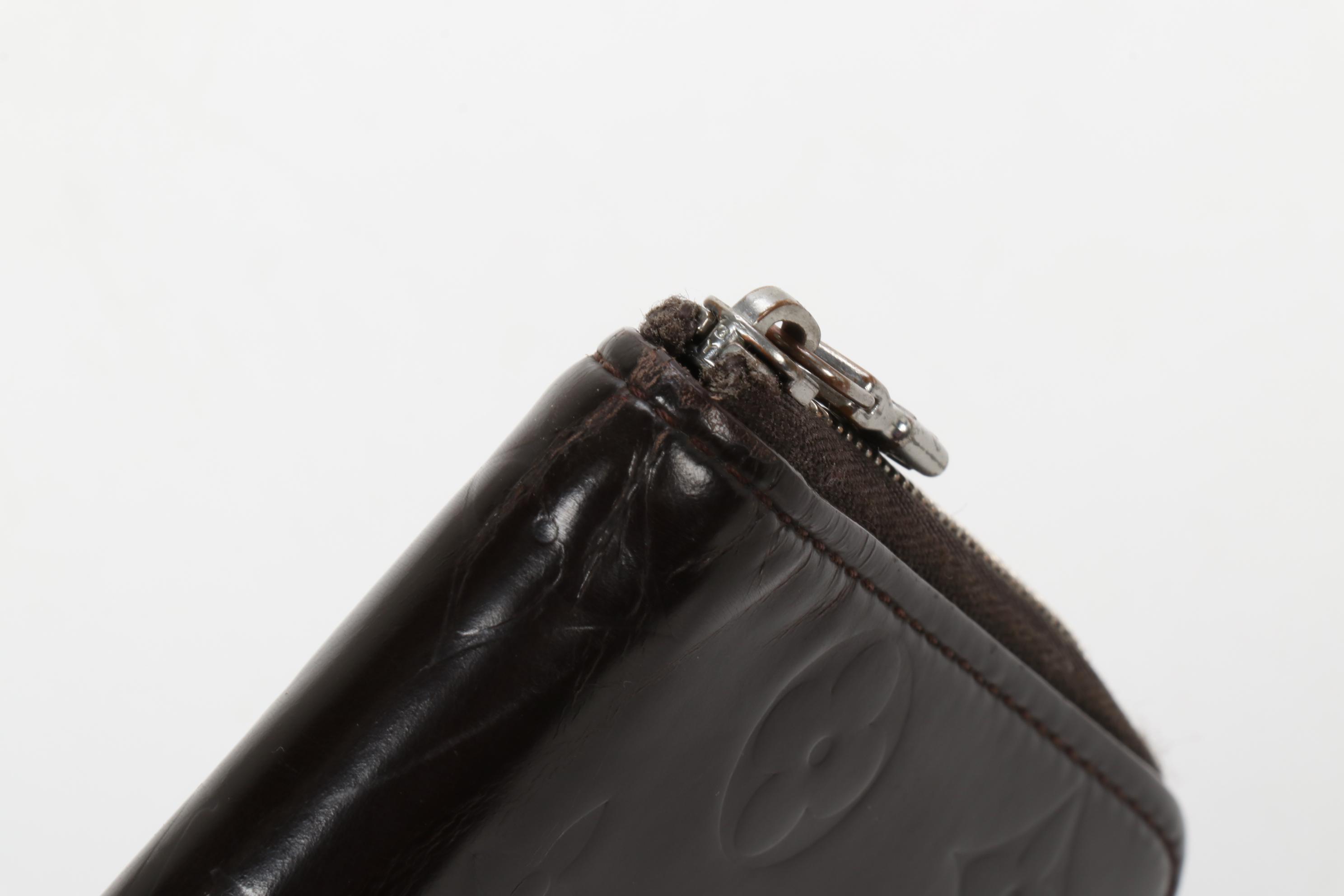 Louis Vuitton Porte-Billets Zippy in Cafe Monogram Glacé Leather