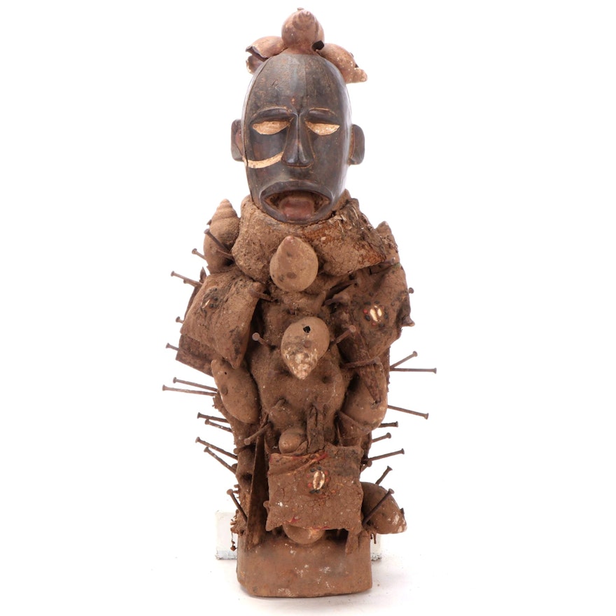 Yombe Style "N'Kisi N'Kondi" Figure, Central Africa