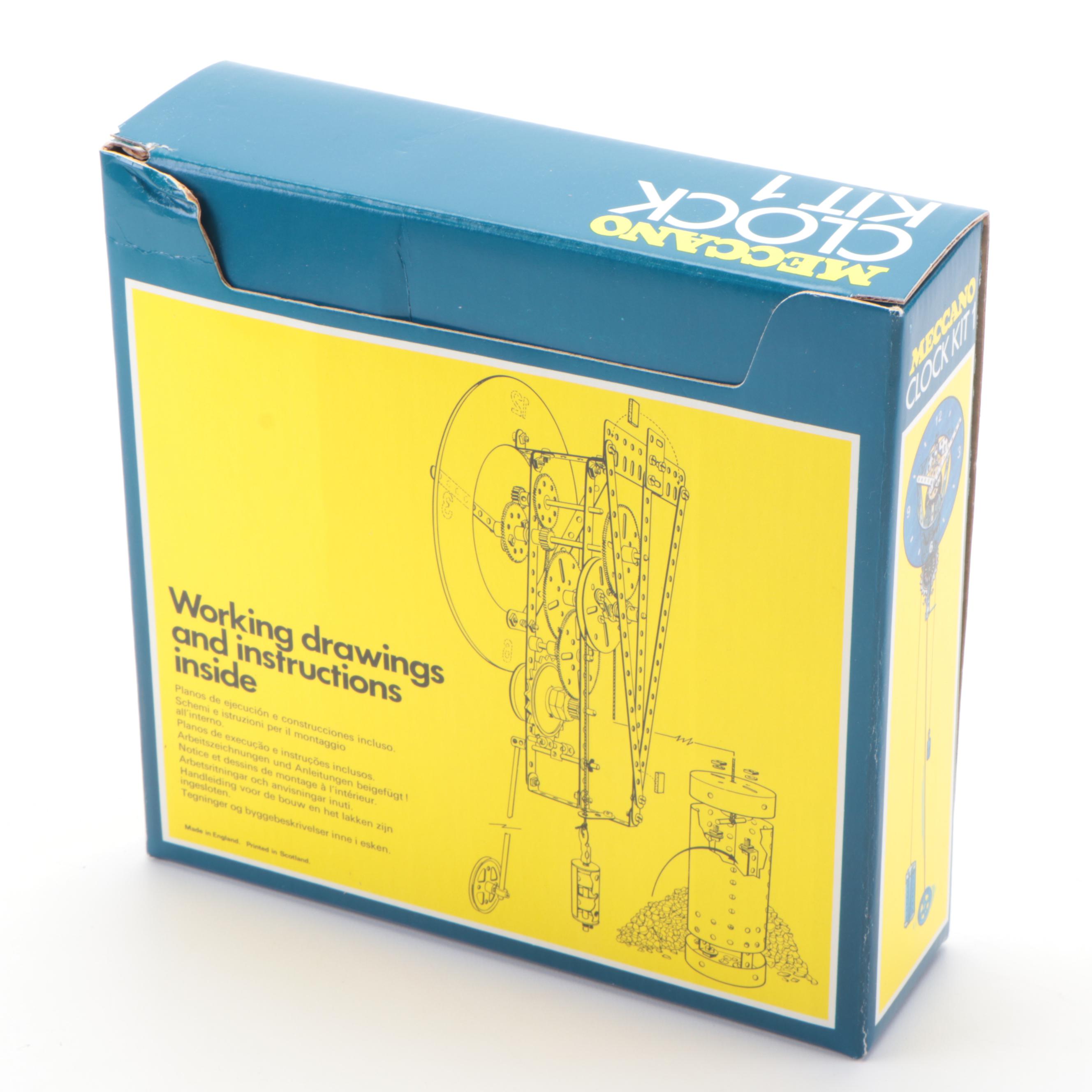 Assortment of Meccano STEM Model Kits with Parts and Accessories