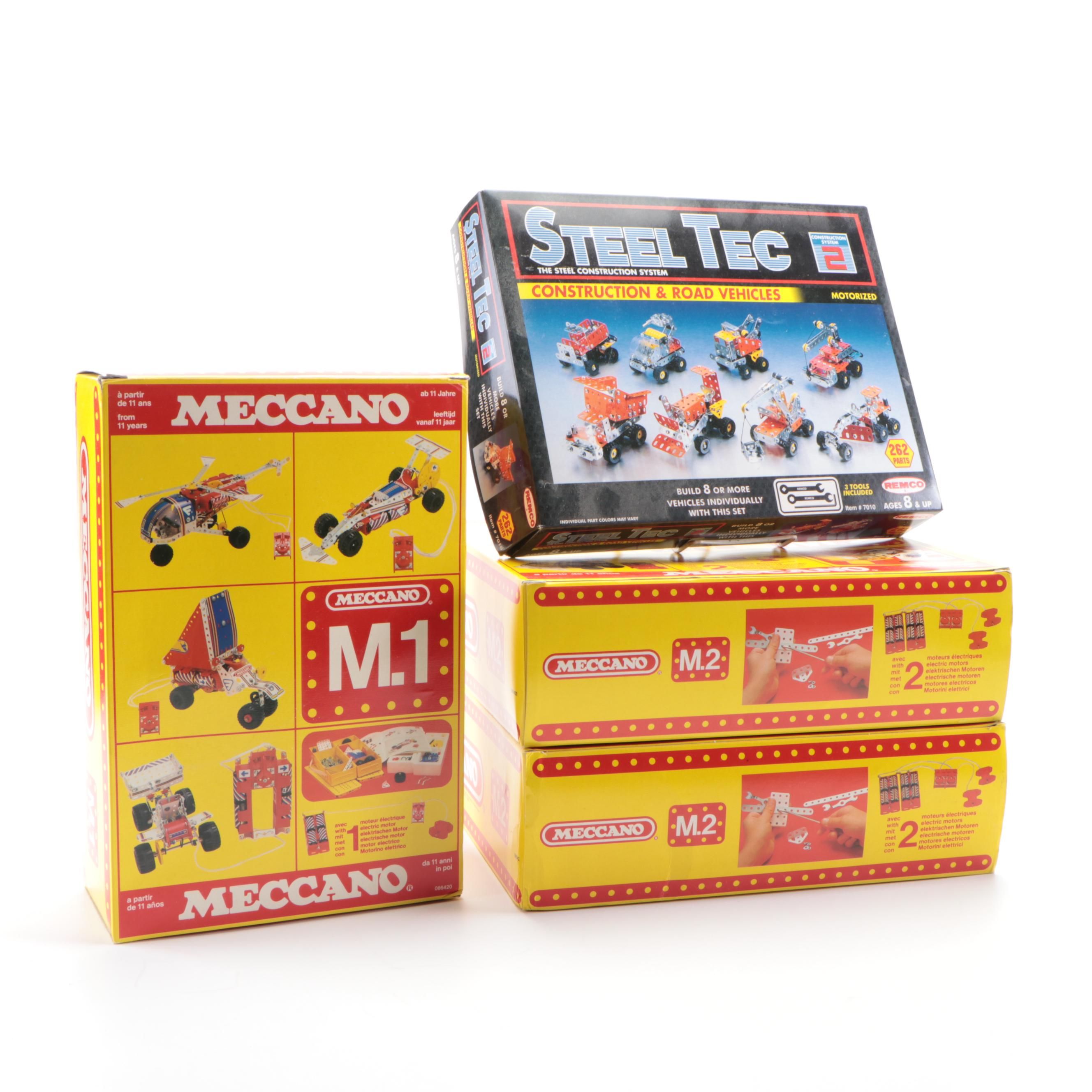 Meccano and Steel Tec STEM Vehicle Model Kits