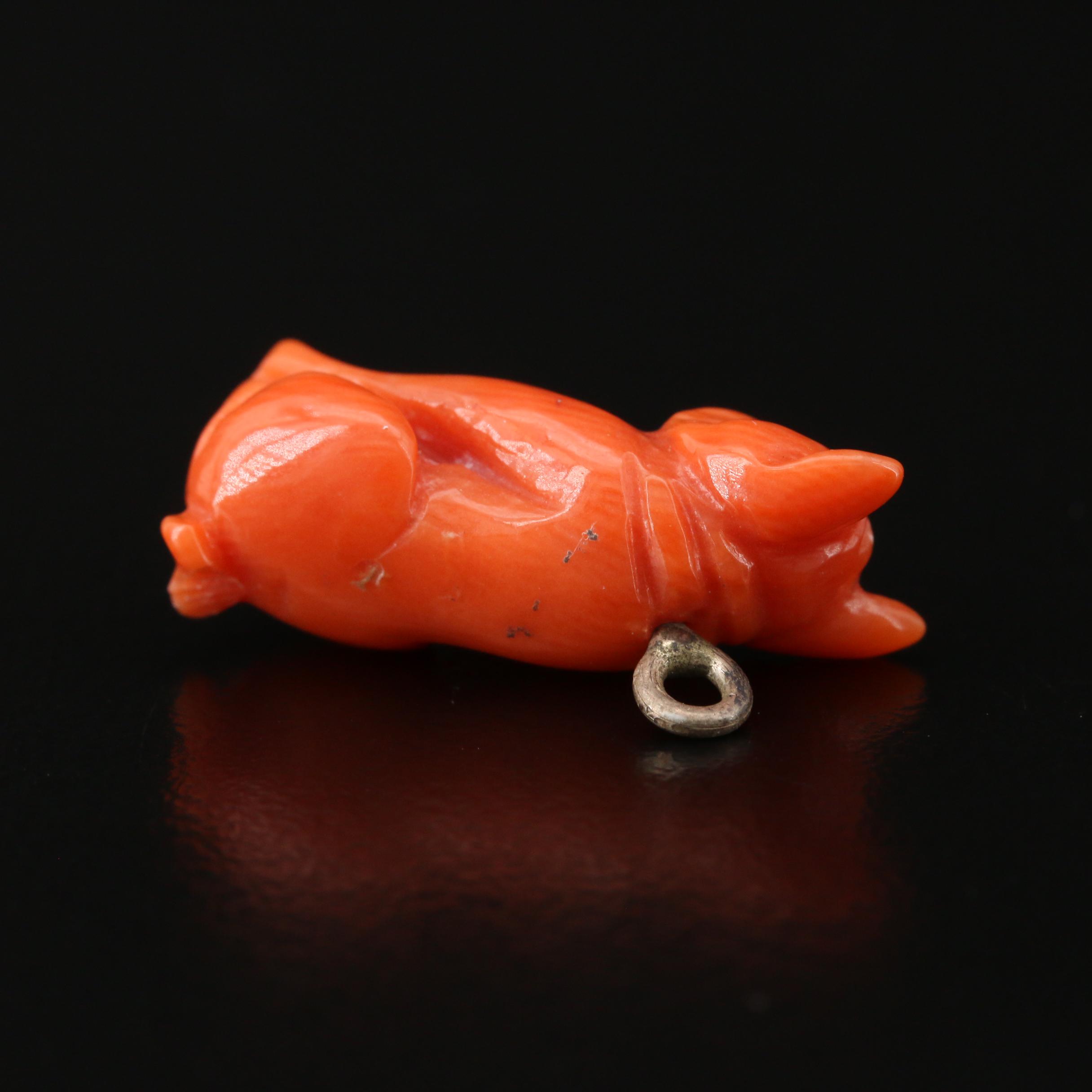 Loose Carved Dog Corals