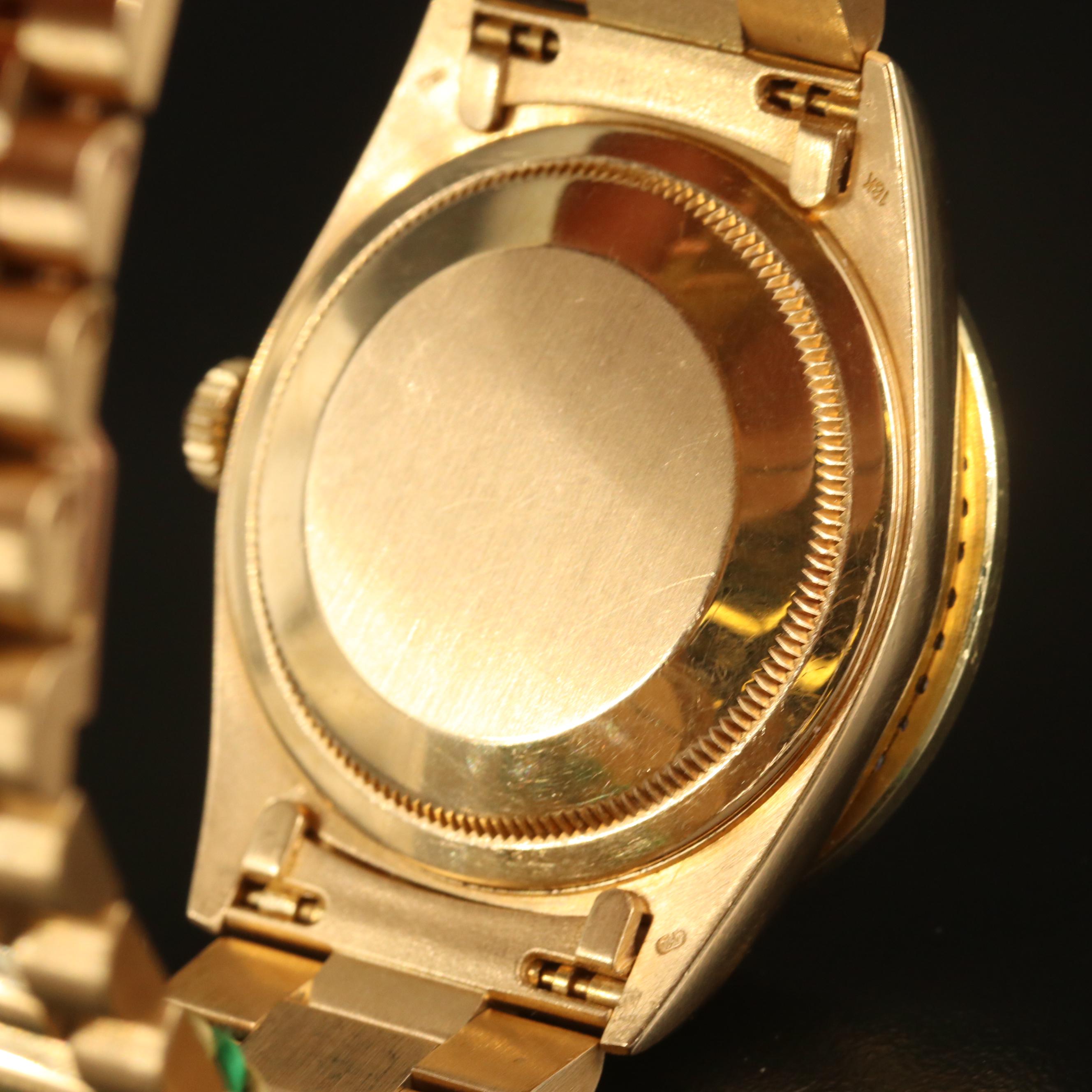 18K and 1.66 CTW Diamond Rolex "Day/Date President" Automatic Watch