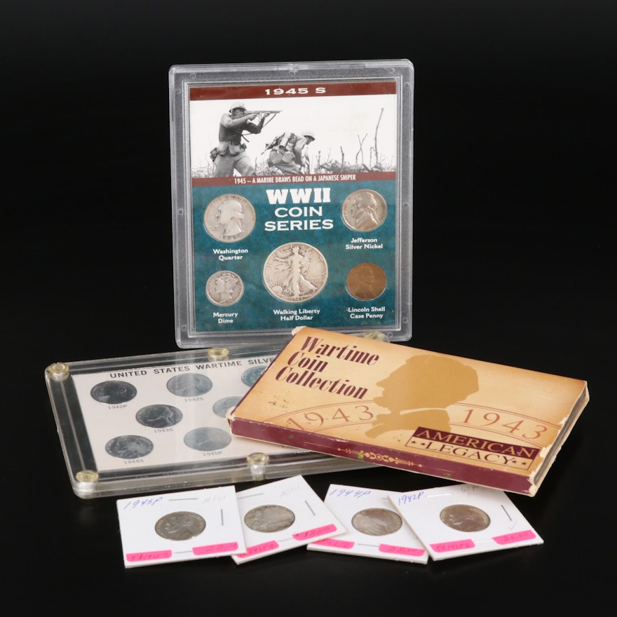 Three WWII Coin Sets