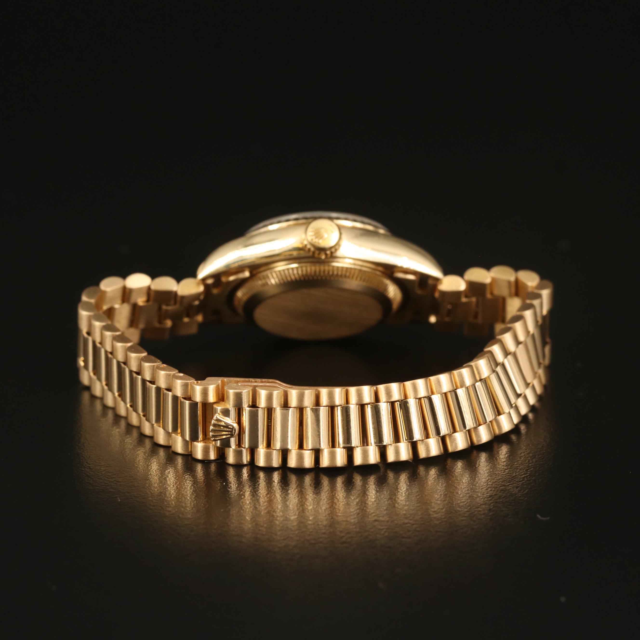 1984 Rolex "Datejust President" 18K Yellow Gold Automatic Watch