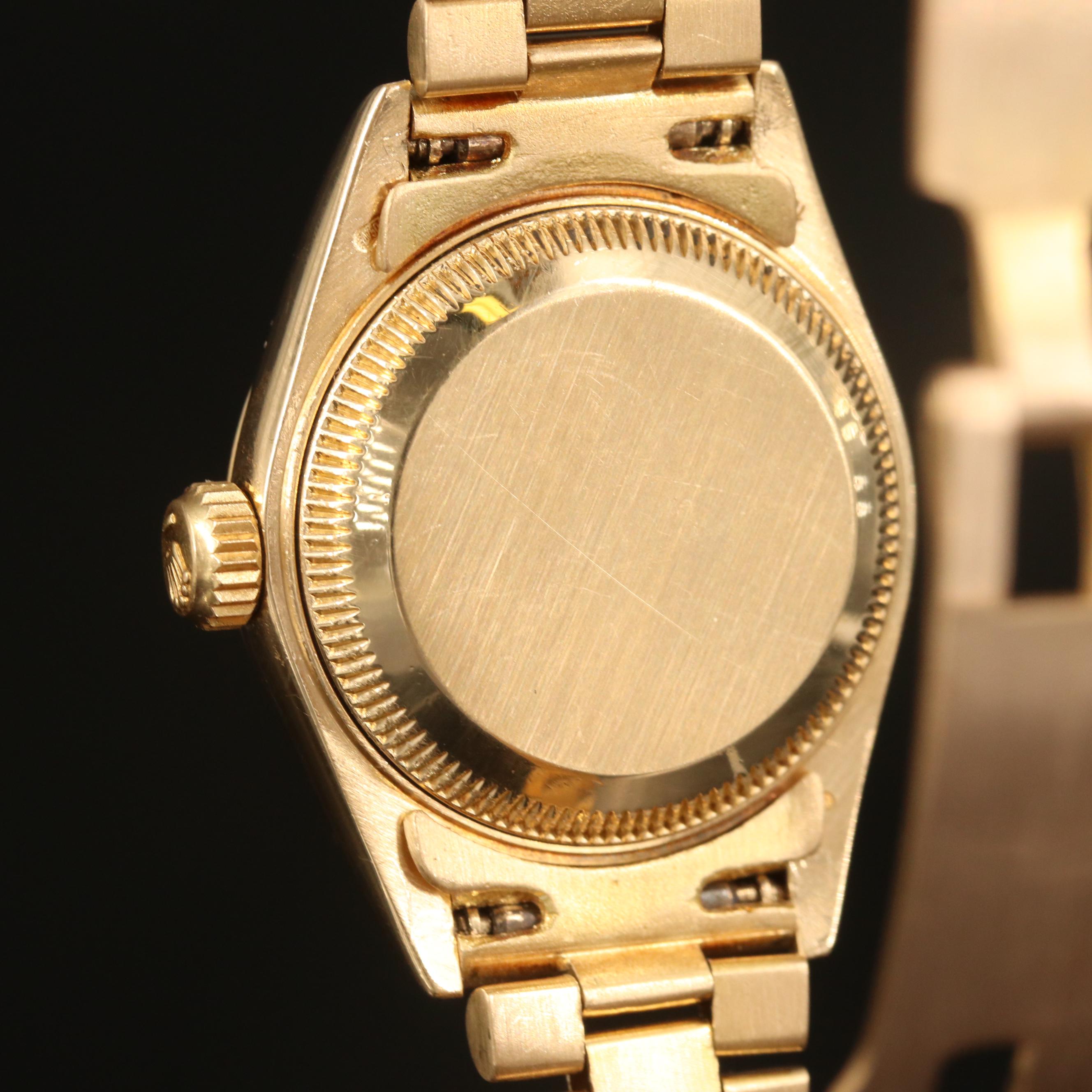 1984 Rolex "Datejust President" 18K Yellow Gold Automatic Watch