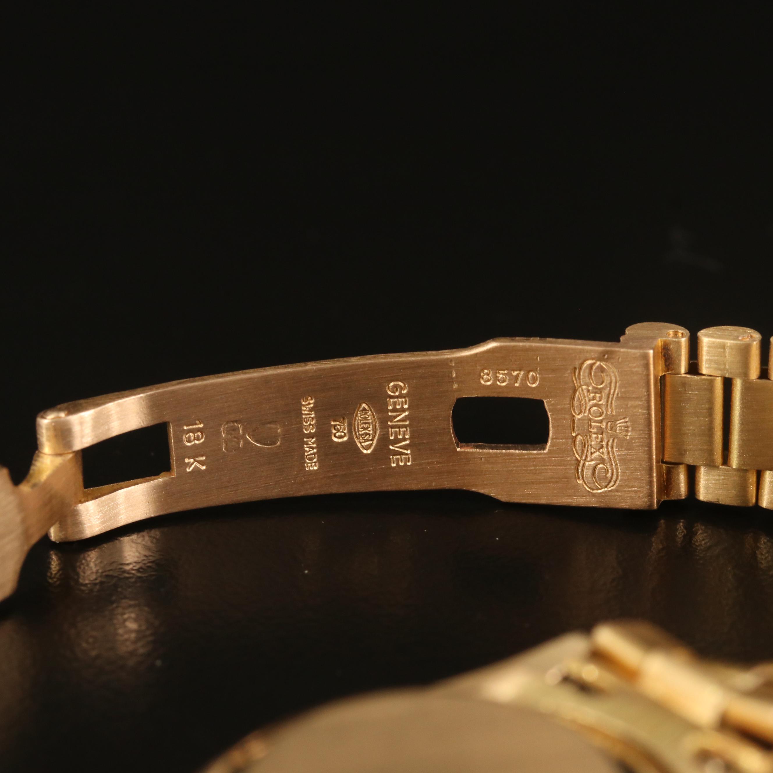 1984 Rolex "Datejust President" 18K Yellow Gold Automatic Watch